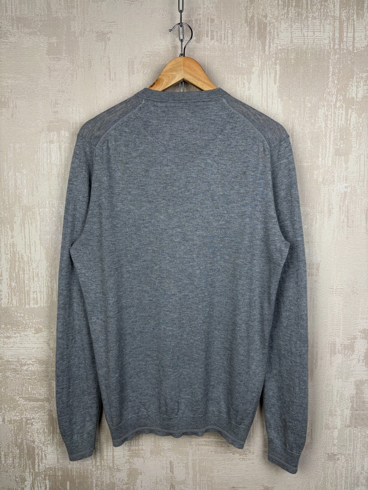 Ted Baker Ted Baker V-Neck Sweater Wool Blend Men's Size 4 Fits Like L Size US L / EU 52-54 / 3 - 12 Thumbnail