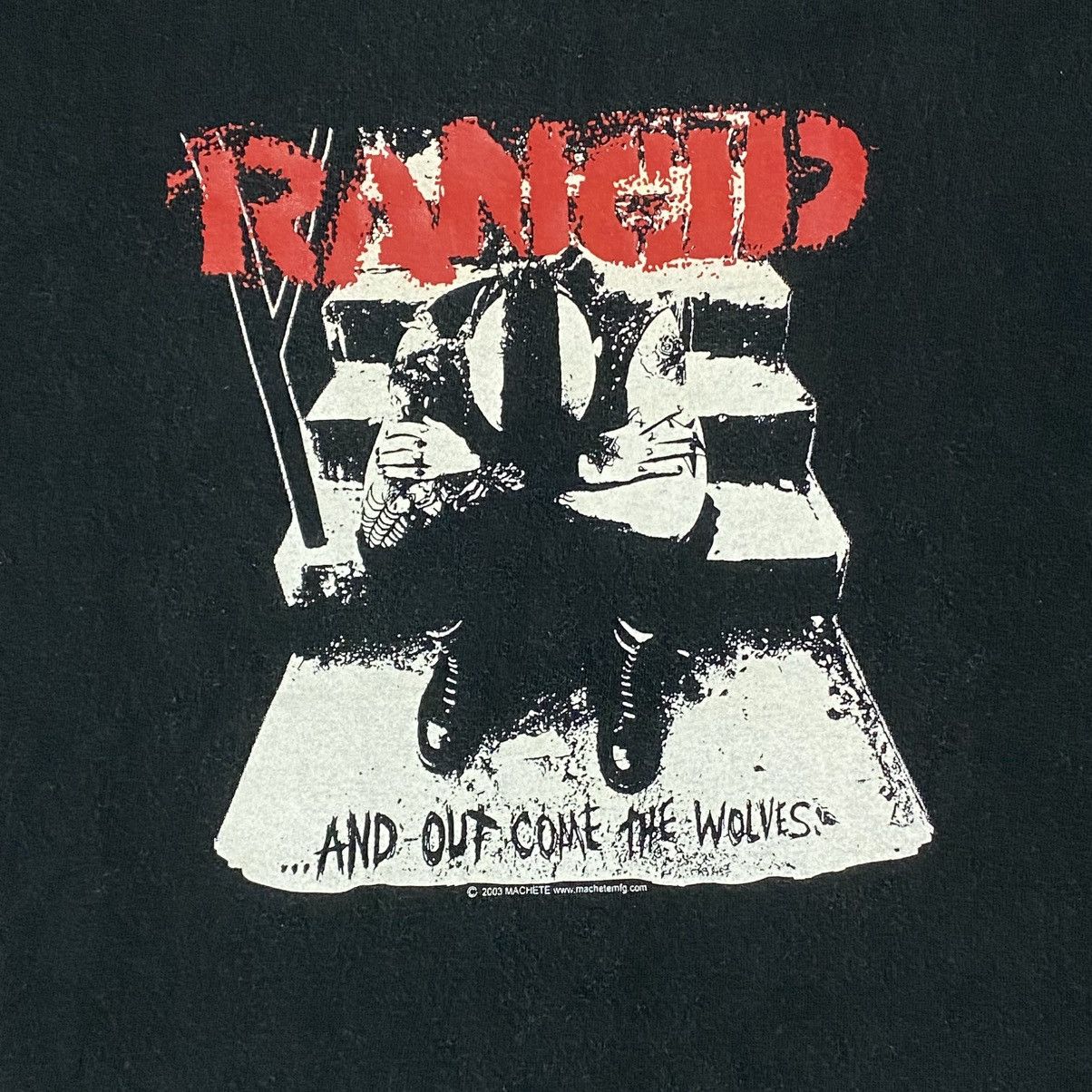 Band Tees × Japanese Brand × Vintage Vintage Y2K punk rock band rancid Size US M / EU 48-50 / 2 - 2 Thumbnail