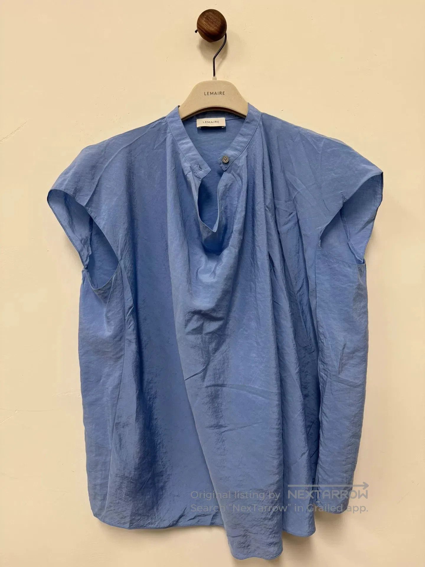 Lemaire Lemaire 18SS Sky Blue Silk Sleeveless Top. Size S / US 4 / IT 40 - 2 Thumbnail