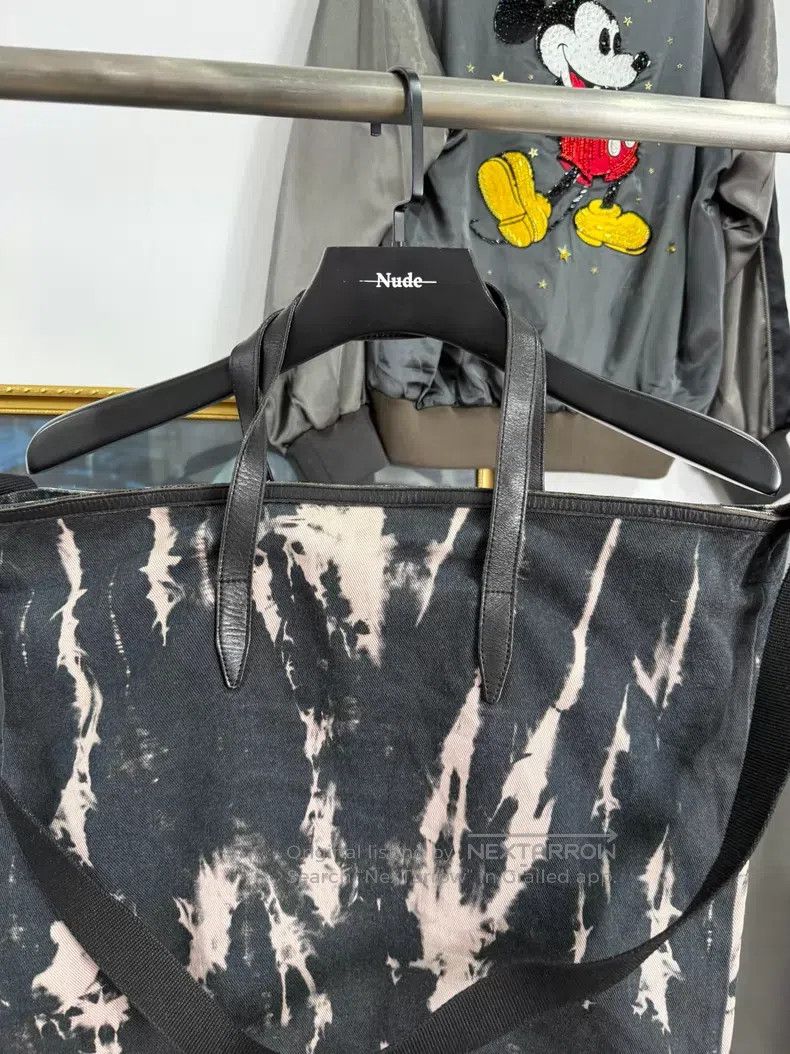 Dries Van Noten DRIES VAN NOTEN Large Capacity Patchwork Wax-dyed Tote and Size ONE SIZE - 4 Thumbnail