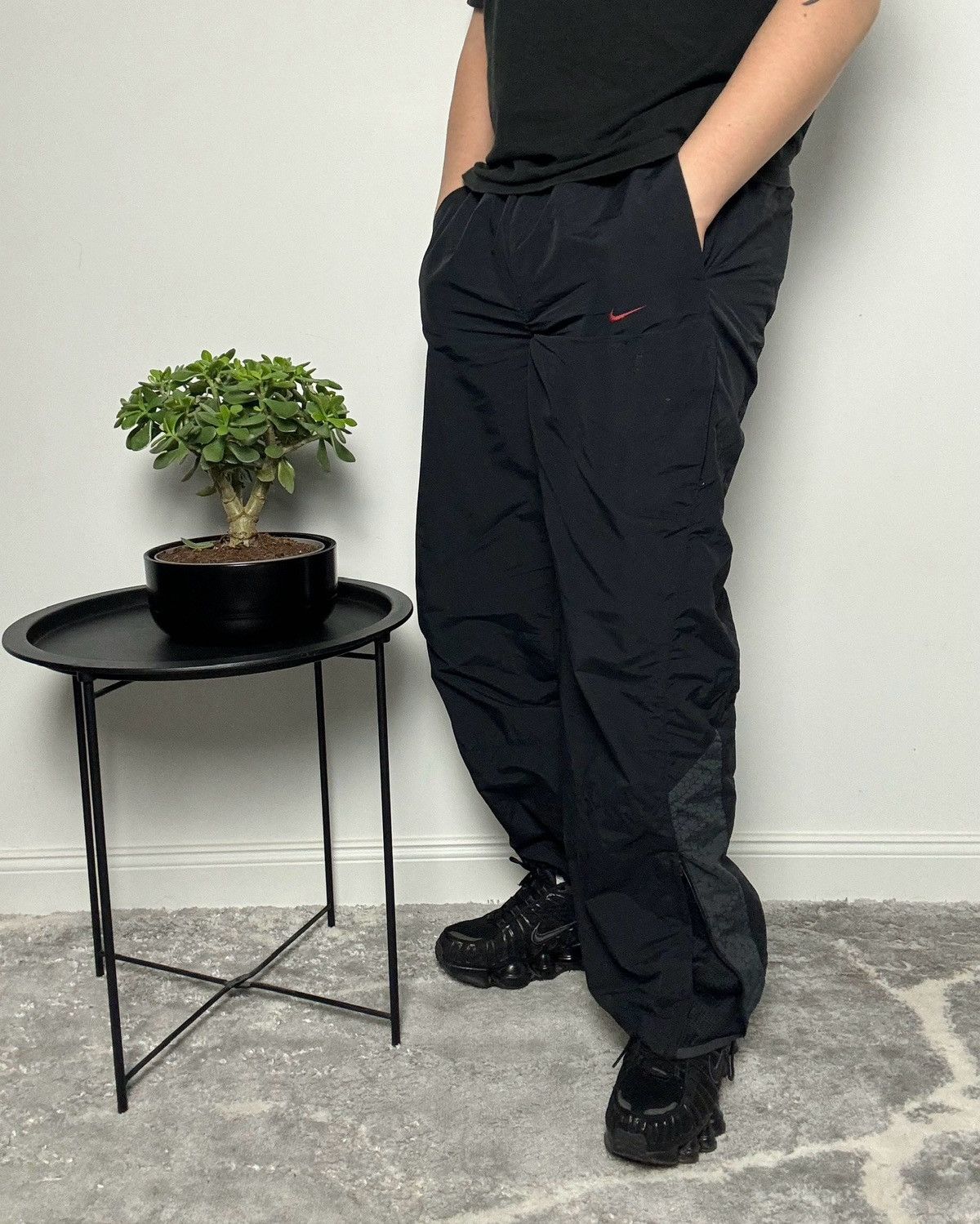 パンツ NIKE nylon cargo pants baggy 00s 00s archive NIKE baggy nylon cargo pants