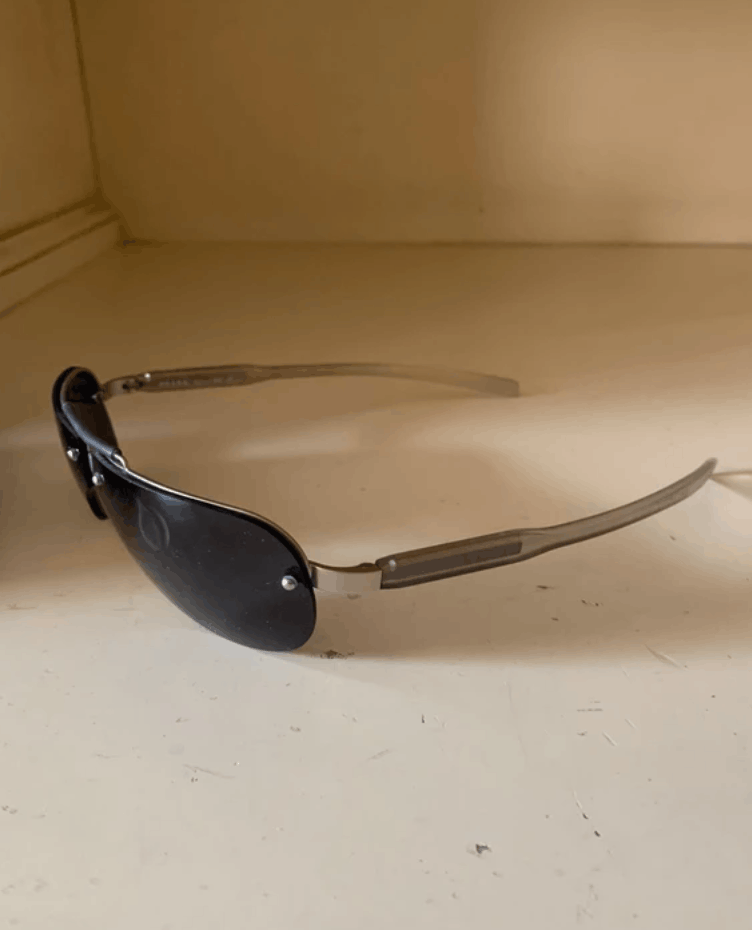 Prada PRADA Sunglasses Flame Star Sport Symbol Wrap Shield Mask Size ONE SIZE - 4 Thumbnail