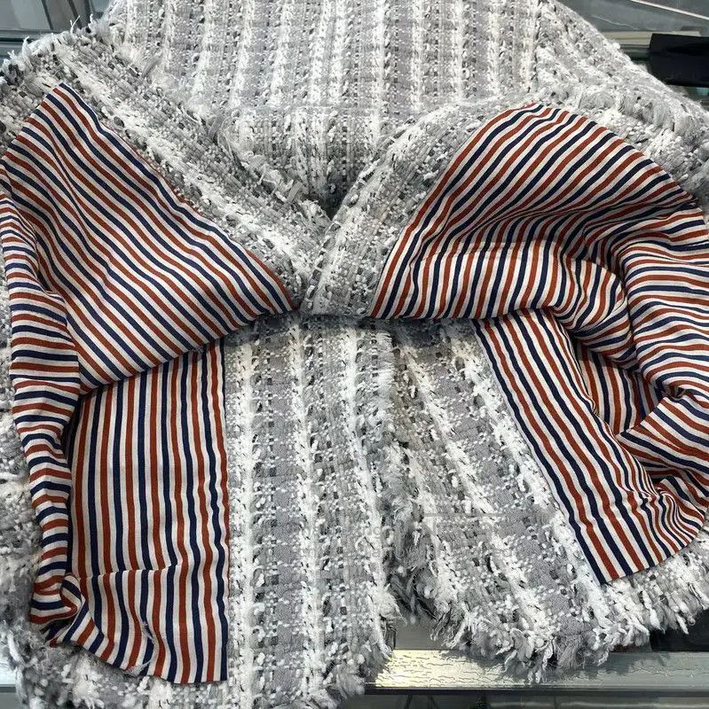 Thom Browne Thom Browne Gray Women's Overcoat Size L . Size L / US 10 / IT 46 - 4 Thumbnail