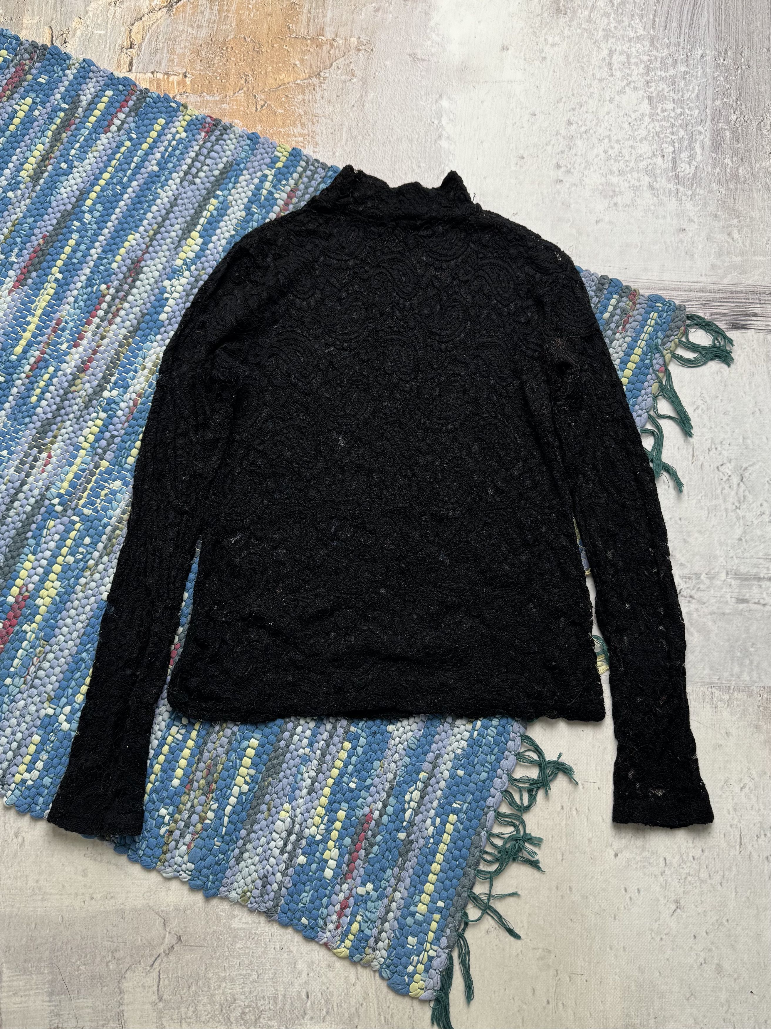Vintage Vintage Mesh Lace Long Sleeve A8(V1)D15 Size S / US 4 / IT 40 - 7 Thumbnail