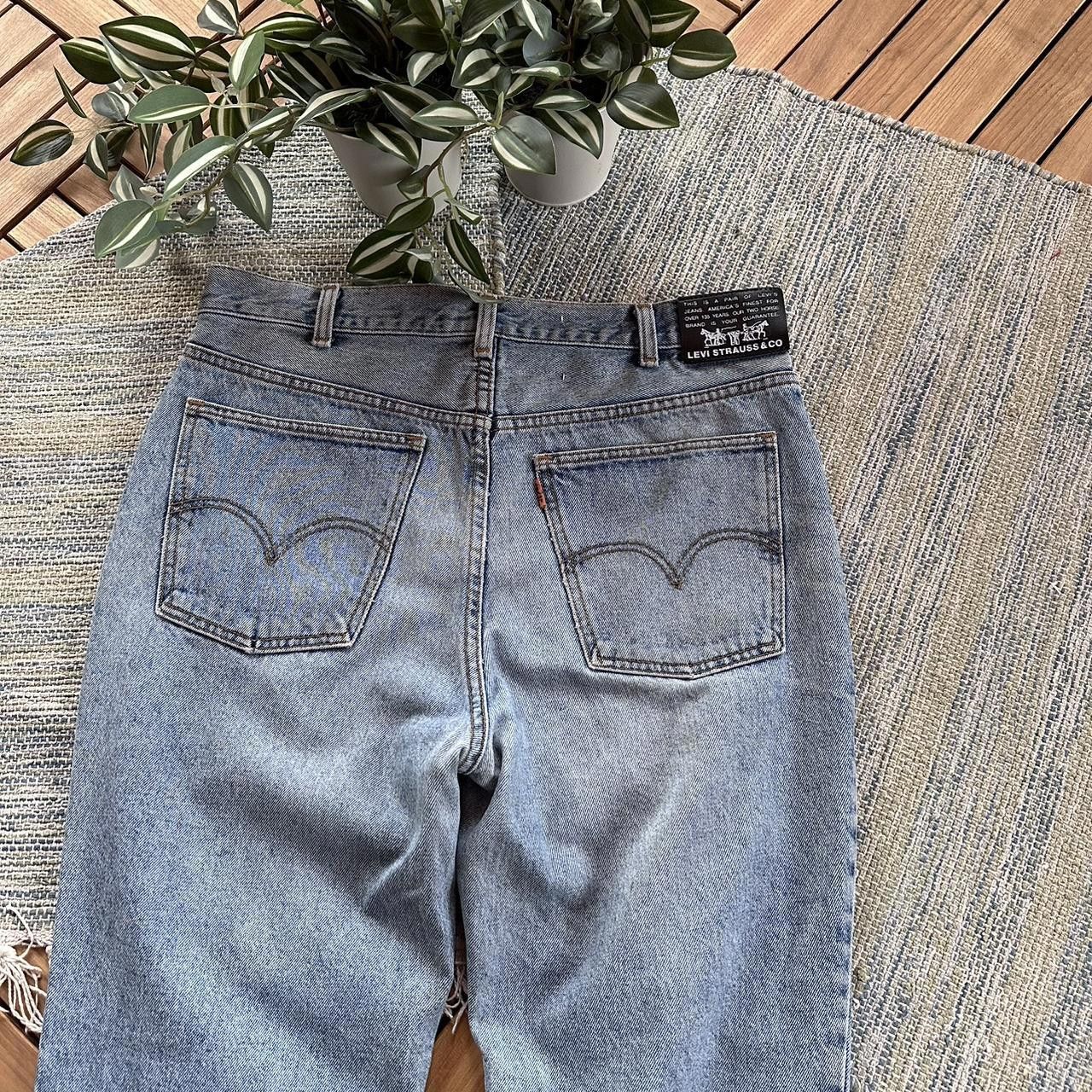 Levi's Vintage 90s Levis Orange Tab Faded Denim Jeans Trousers Size US 36 / EU 52 - 3 Thumbnail