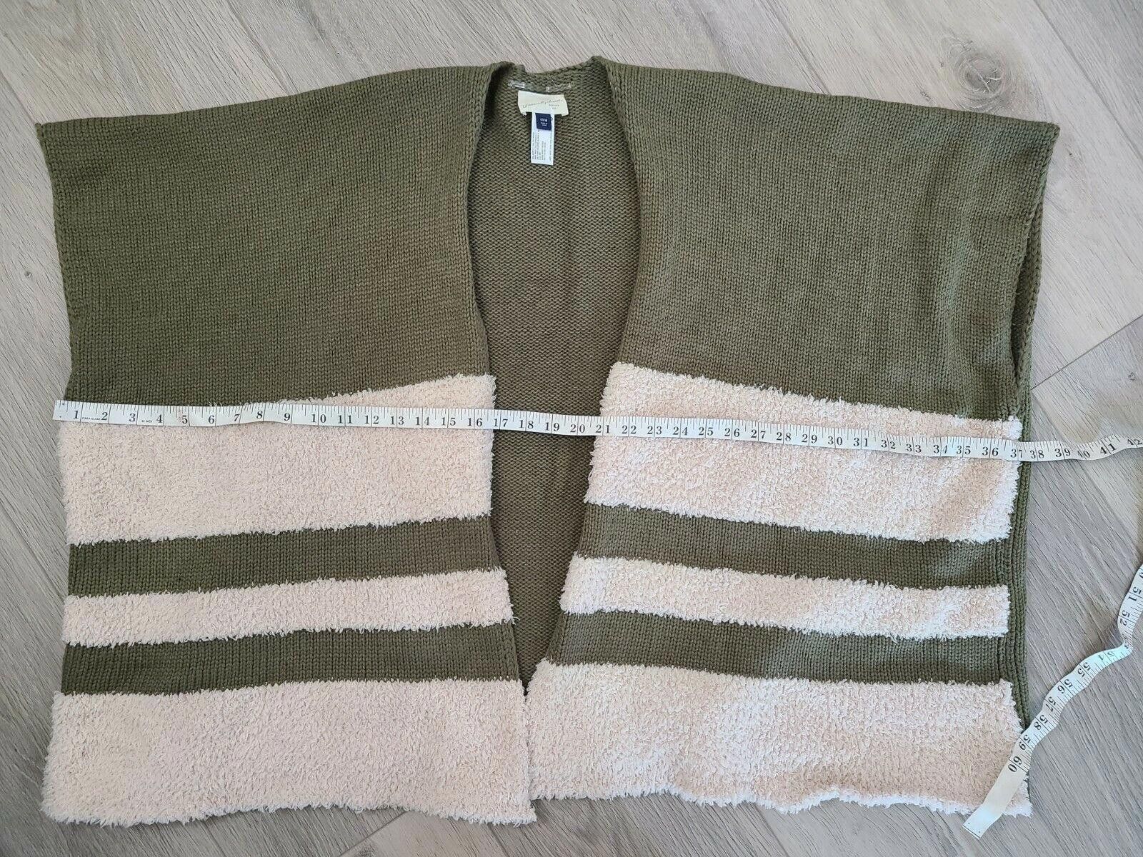 Designer Universal Thread Sweater One Size Green Short Sleeve Sherpa Size ONE SIZE - 5 Thumbnail