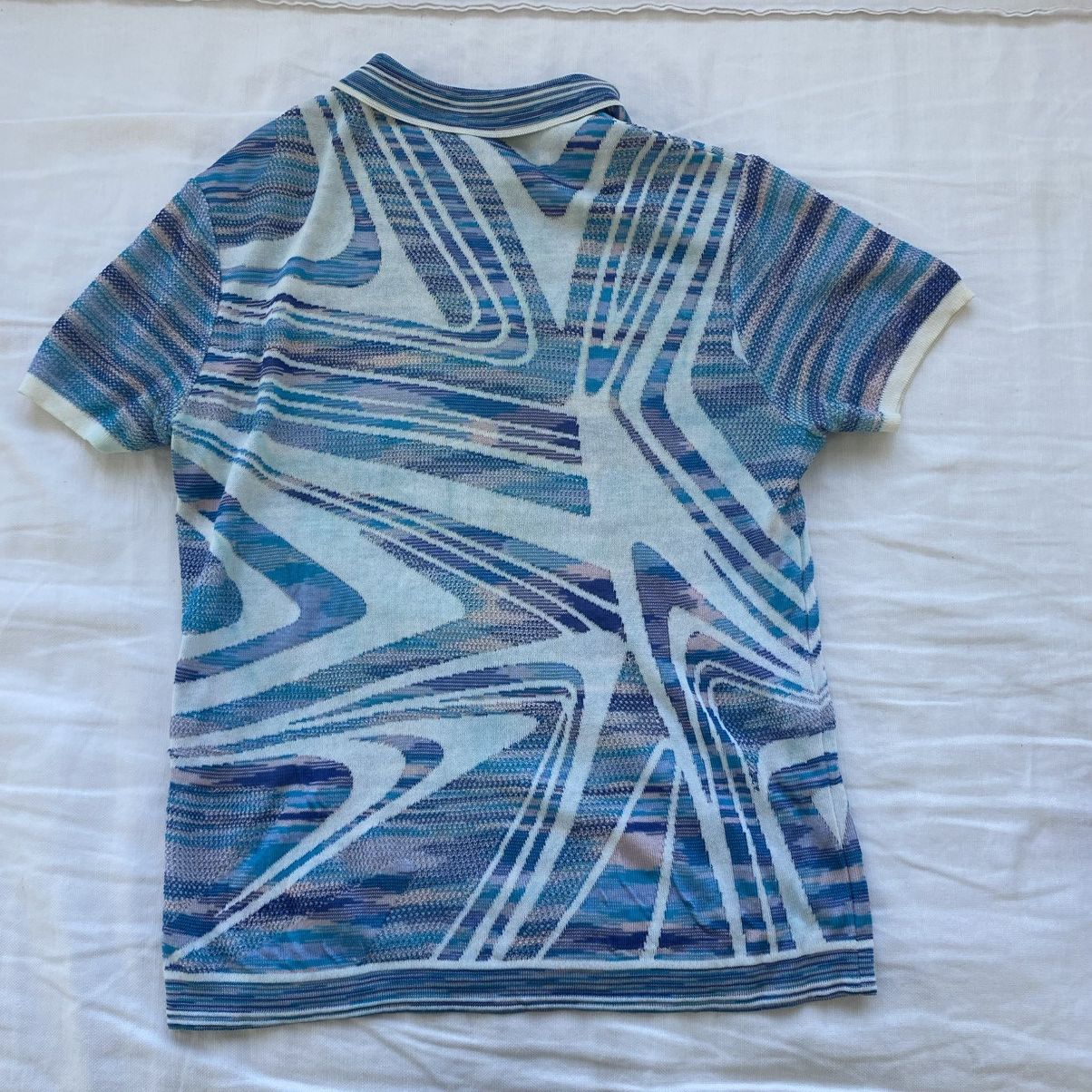 Missoni Missoni men cotton silk polo Size US M / EU 48-50 / 2 - 2 Thumbnail