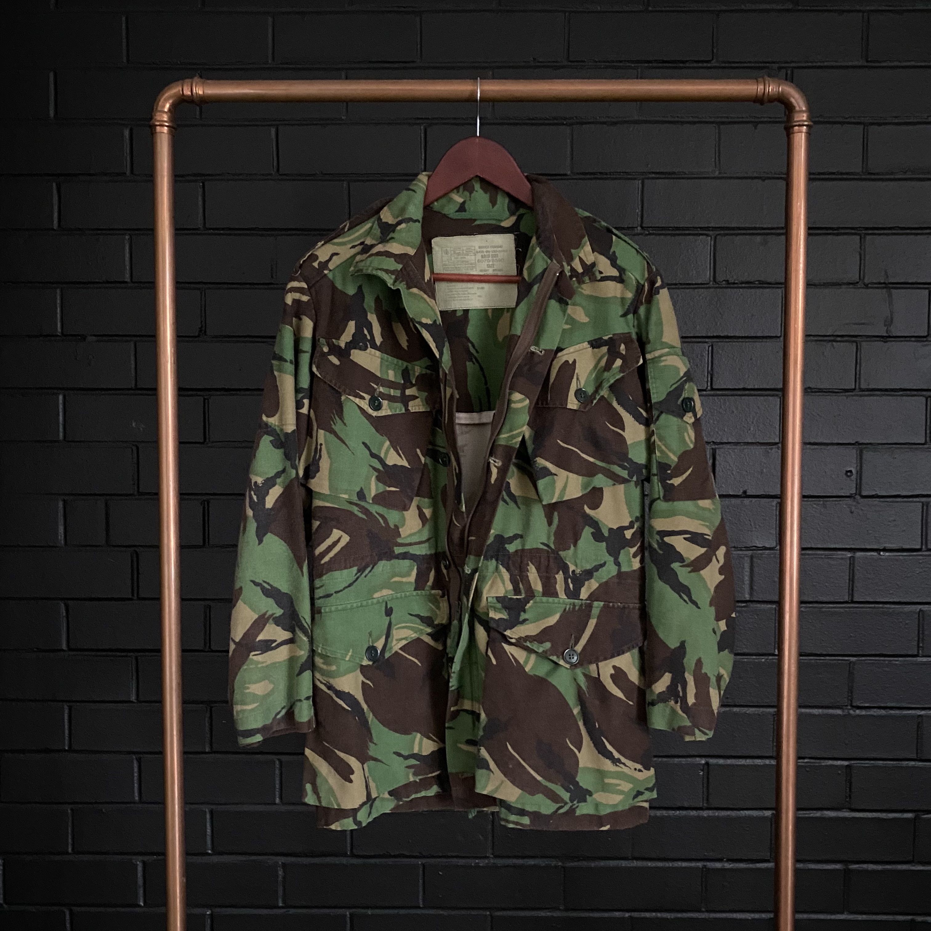 90s British Disruptive Camo Utility Smock Jacket