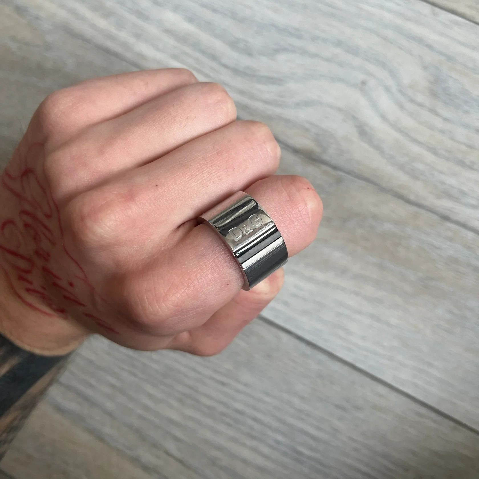 Dolce & Gabbana Dolce & Gabbana DJ0551 3 Lines Ring Size ONE SIZE - 2 Thumbnail