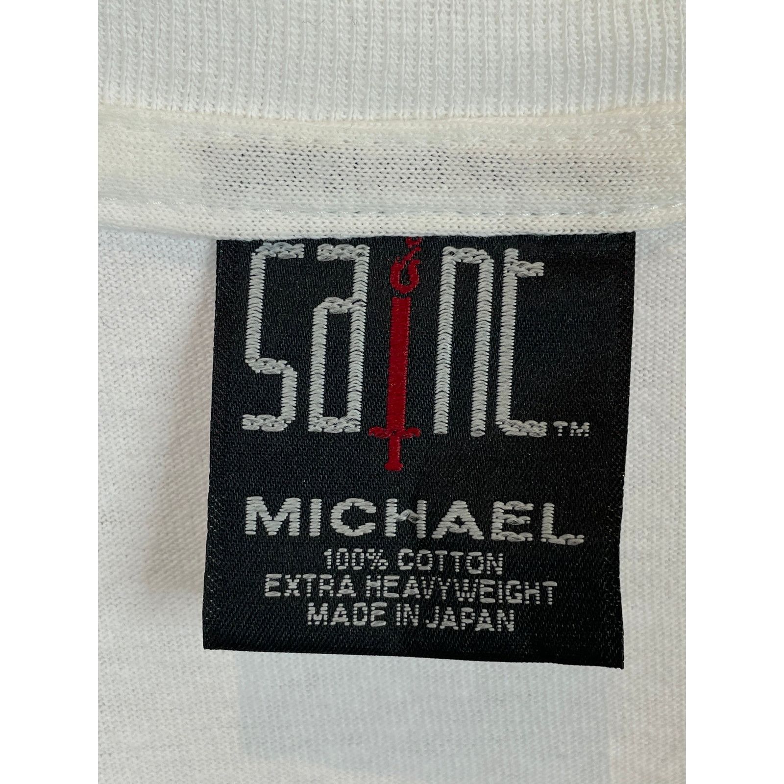 Saint Michael Saint Michael Cali Thornhill Tee White (Neck Stain) Used L Size US L / EU 52-54 / 3 - 3 Thumbnail