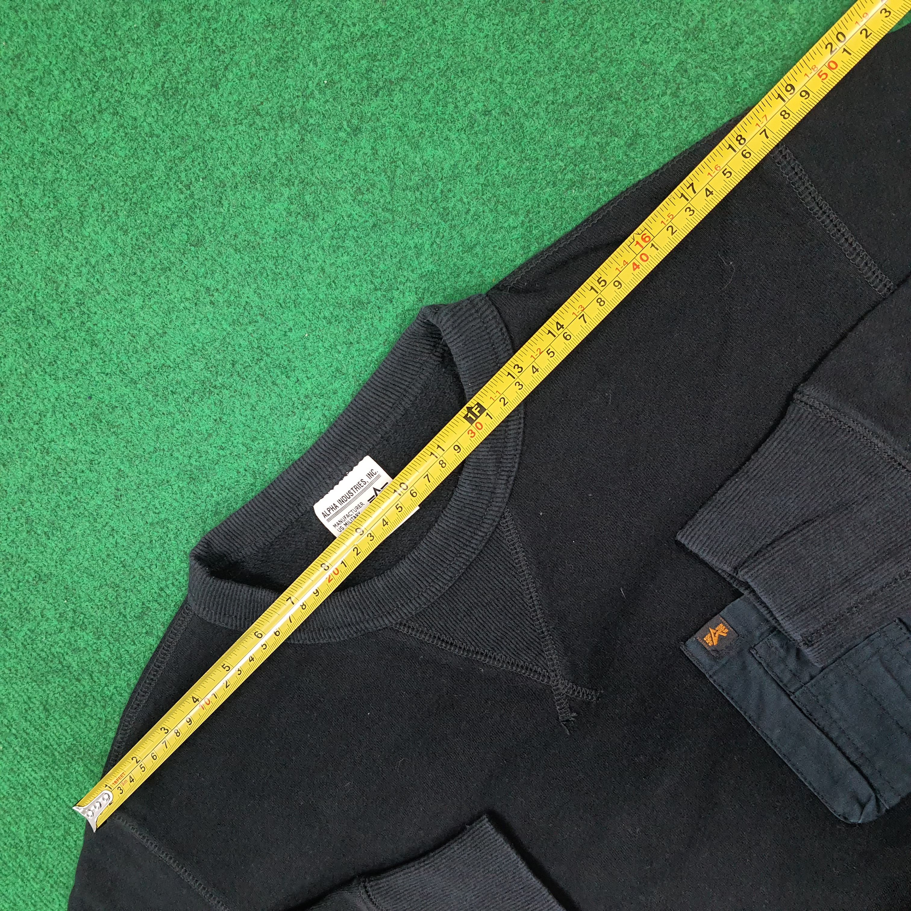 Alpha Industries Vintage Alpha Industries Pocket Custom Logo C289N16 Size US M / EU 48-50 / 2 - 13 Thumbnail