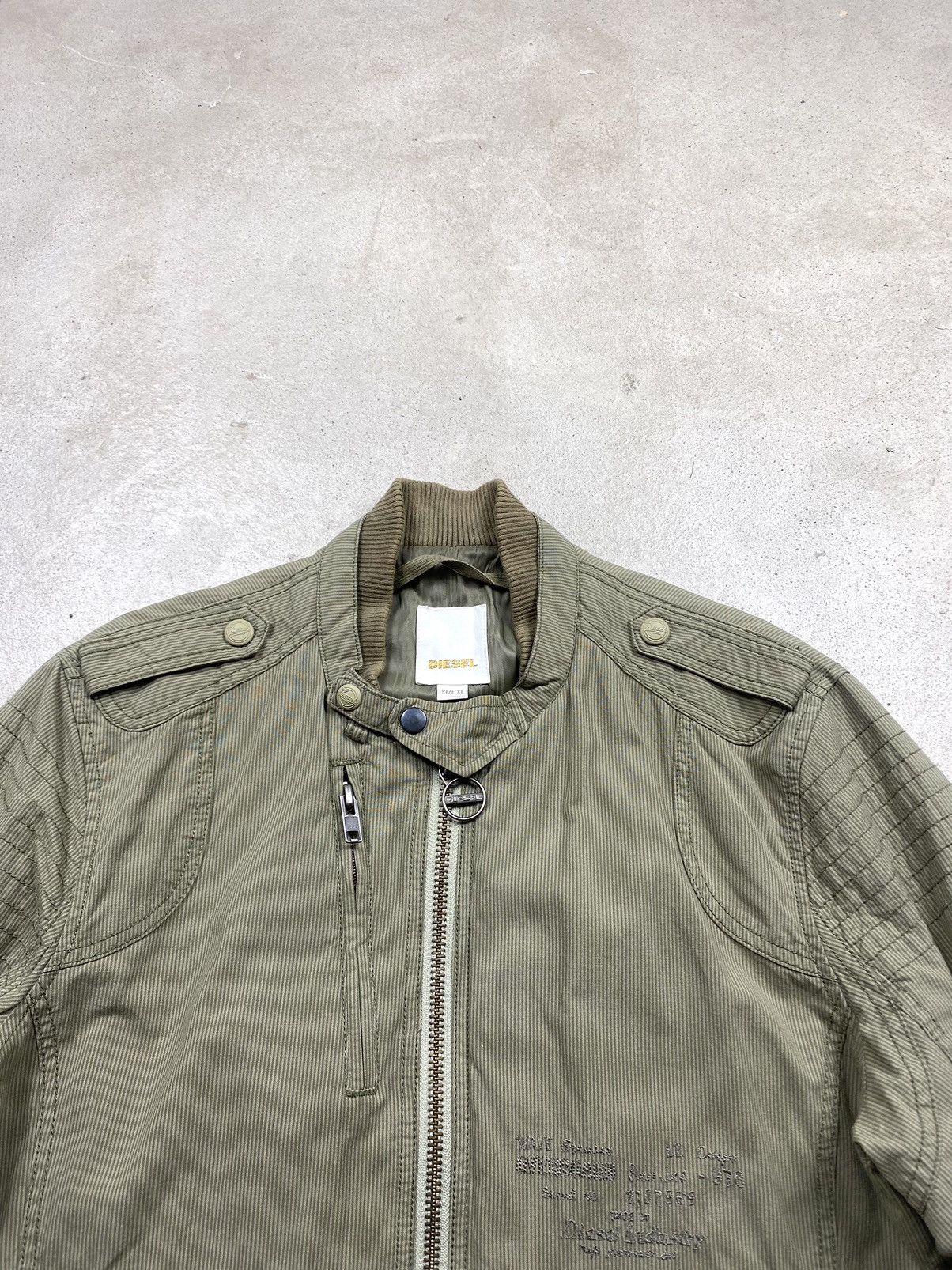 Y2K Vintage Diesel Under Sea Jacket Bomber Archive Hype