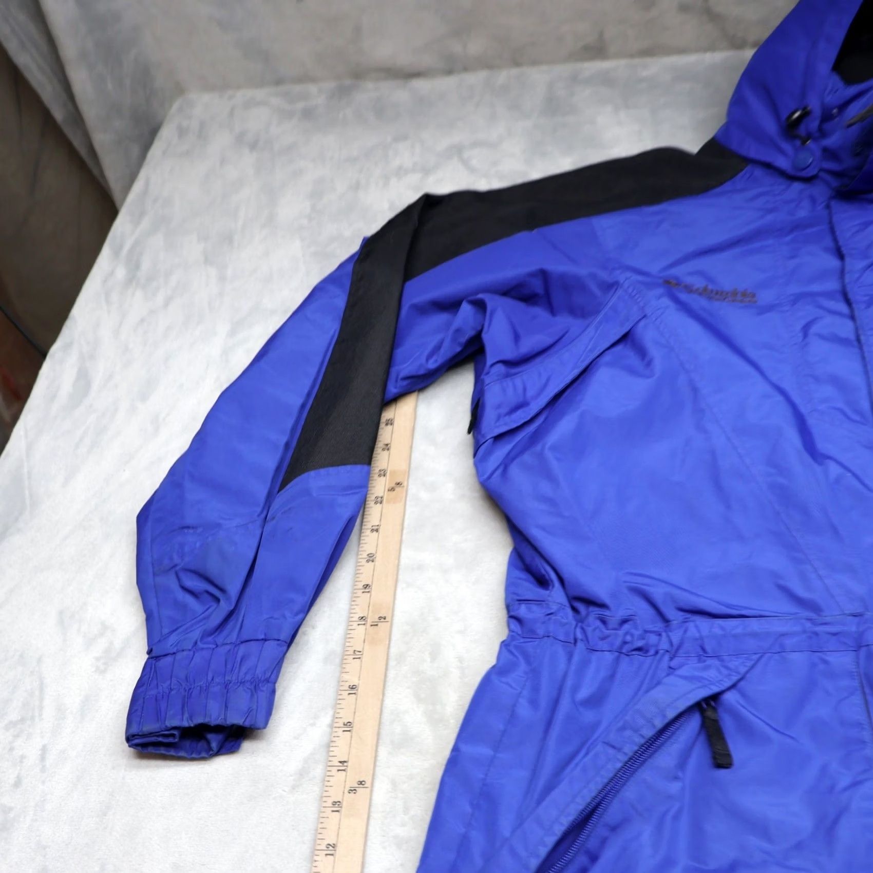 Doublet VINTAGE Columbia Jacket Mens Large Blue Double Whammy Rain Wind Hooded 3in1 Shell Size US L / EU 52-54 / 3 - 2 Thumbnail