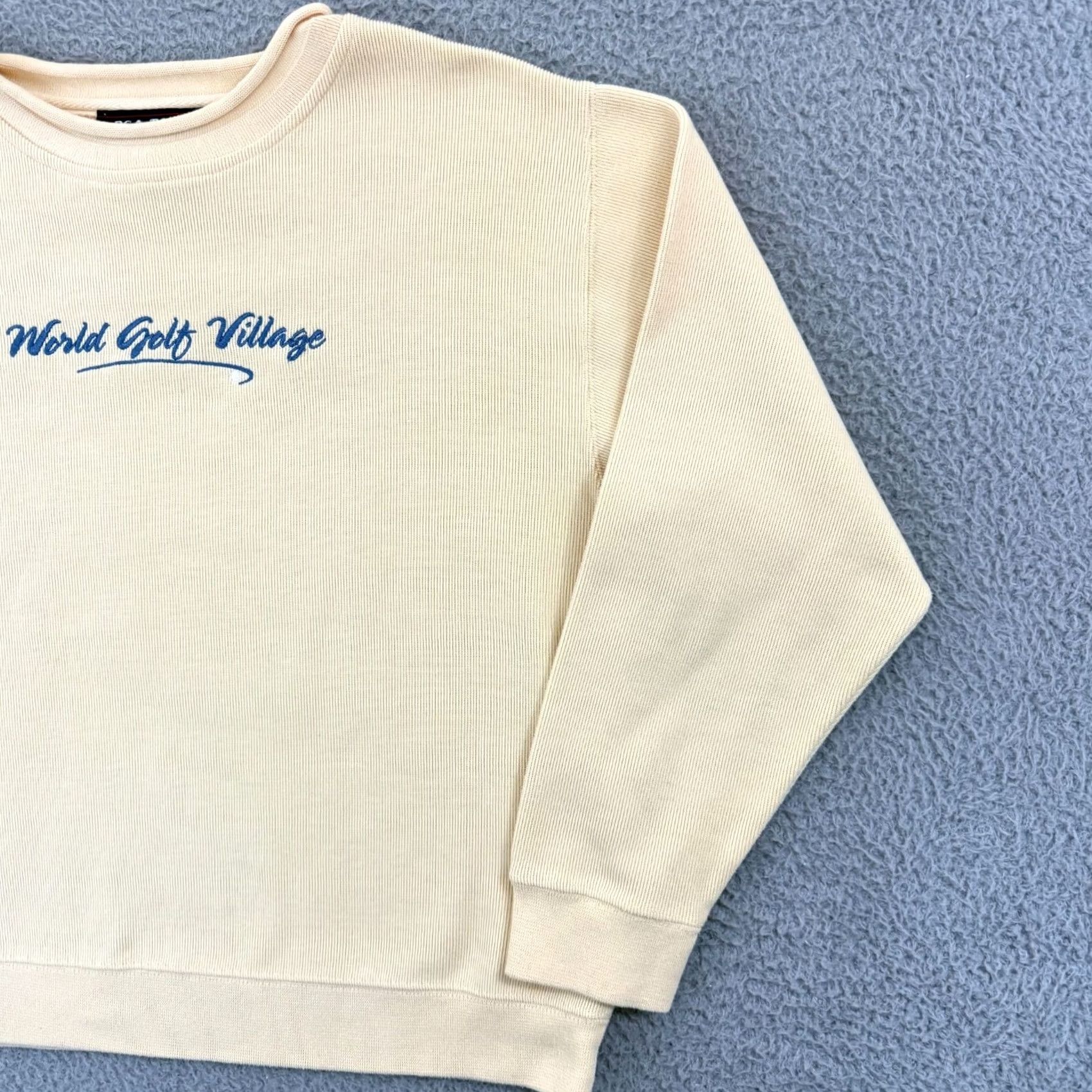 PGA Tour VINTAGE PGA TOUR Sweater Women M Yellow Pullover Casual Long Sleeve Golf Village Size M / US 6-8 / IT 42-44 - 5 Thumbnail