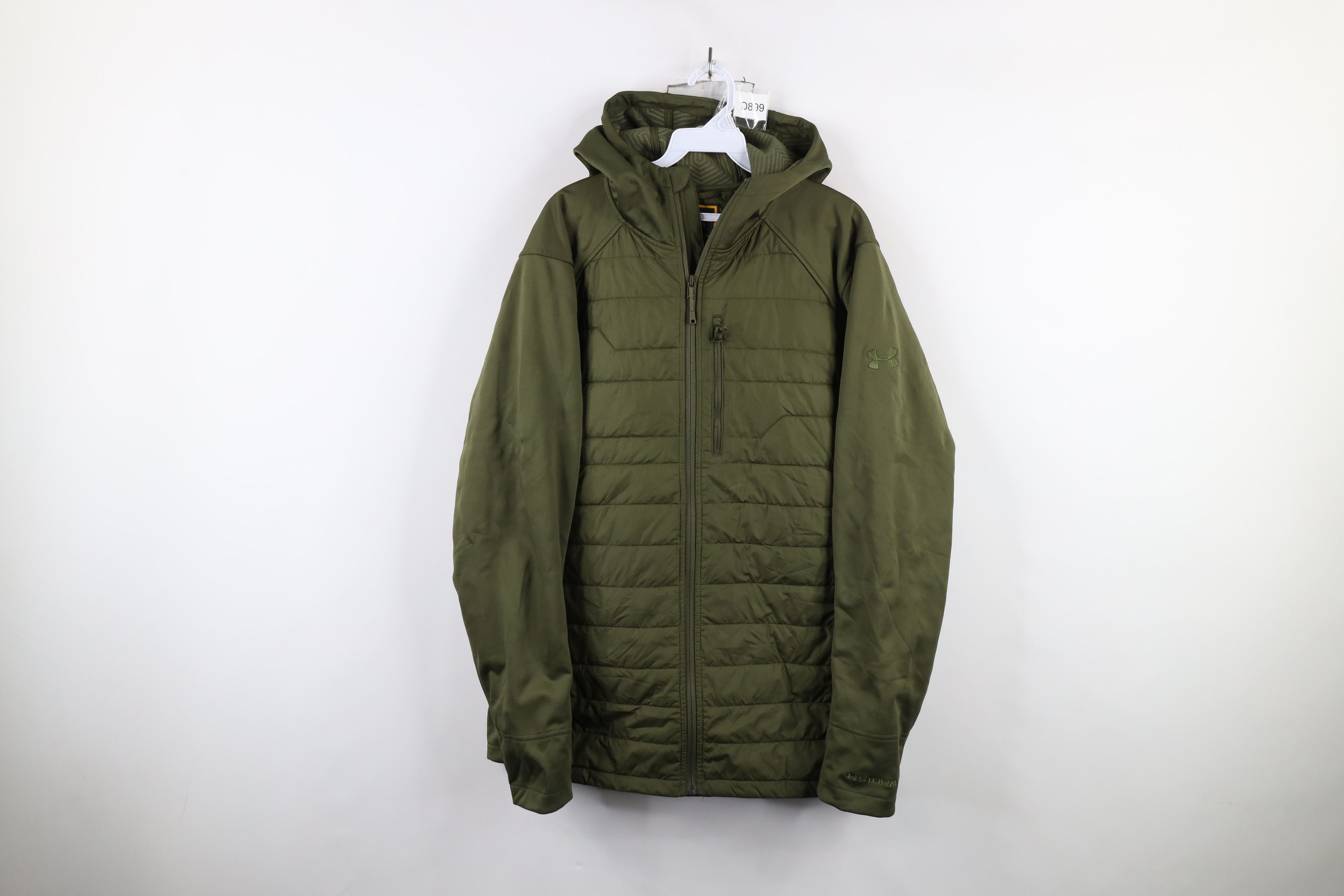 Under Armour × Vintage Under Armour Insulated Hooded Full Zip Puffer Jacket Size US L / EU 52-54 / 3 - 1 Thumbnail