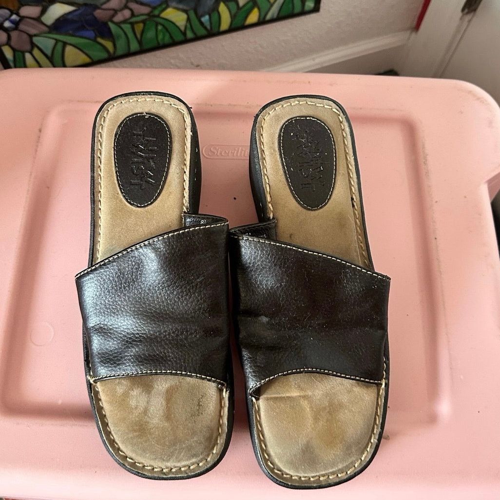Other new twist brown platform sandals shoes Size US 8.5 / IT 38.5 - 2 Thumbnail