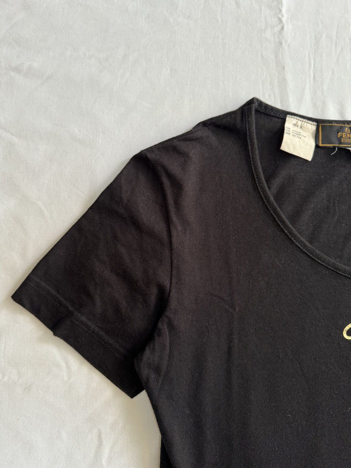 Fendi Fendi Short Sleeve Spellout Top Size XS / US 0-2 / IT 36-38 - 3 Thumbnail