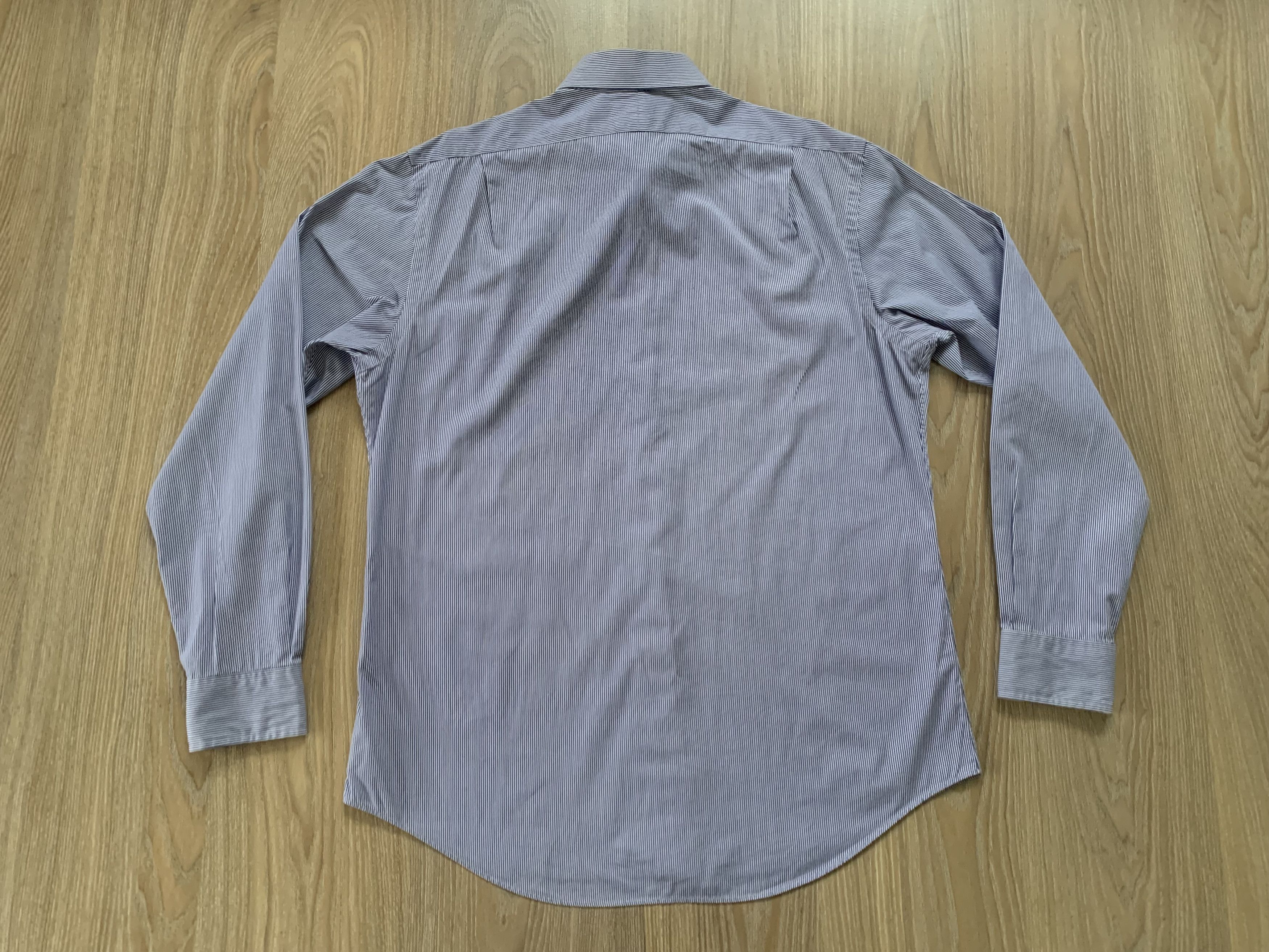 Polo Ralph Lauren Polo Ralph Lauren Regent Custom Fit Striped Formal Shirt Size US L / EU 52-54 / 3 - 3 Thumbnail