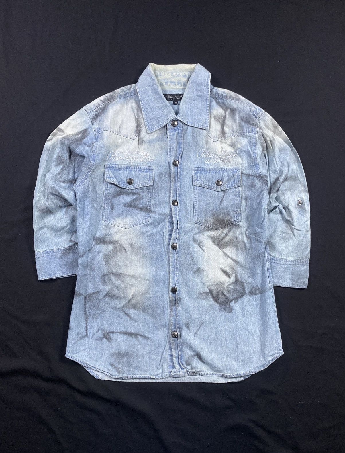 BUFFALO BOBS Japanese Berning Sho sick Smoke Button up shirt Size US M / EU 48-50 / 2 - 1 Thumbnail