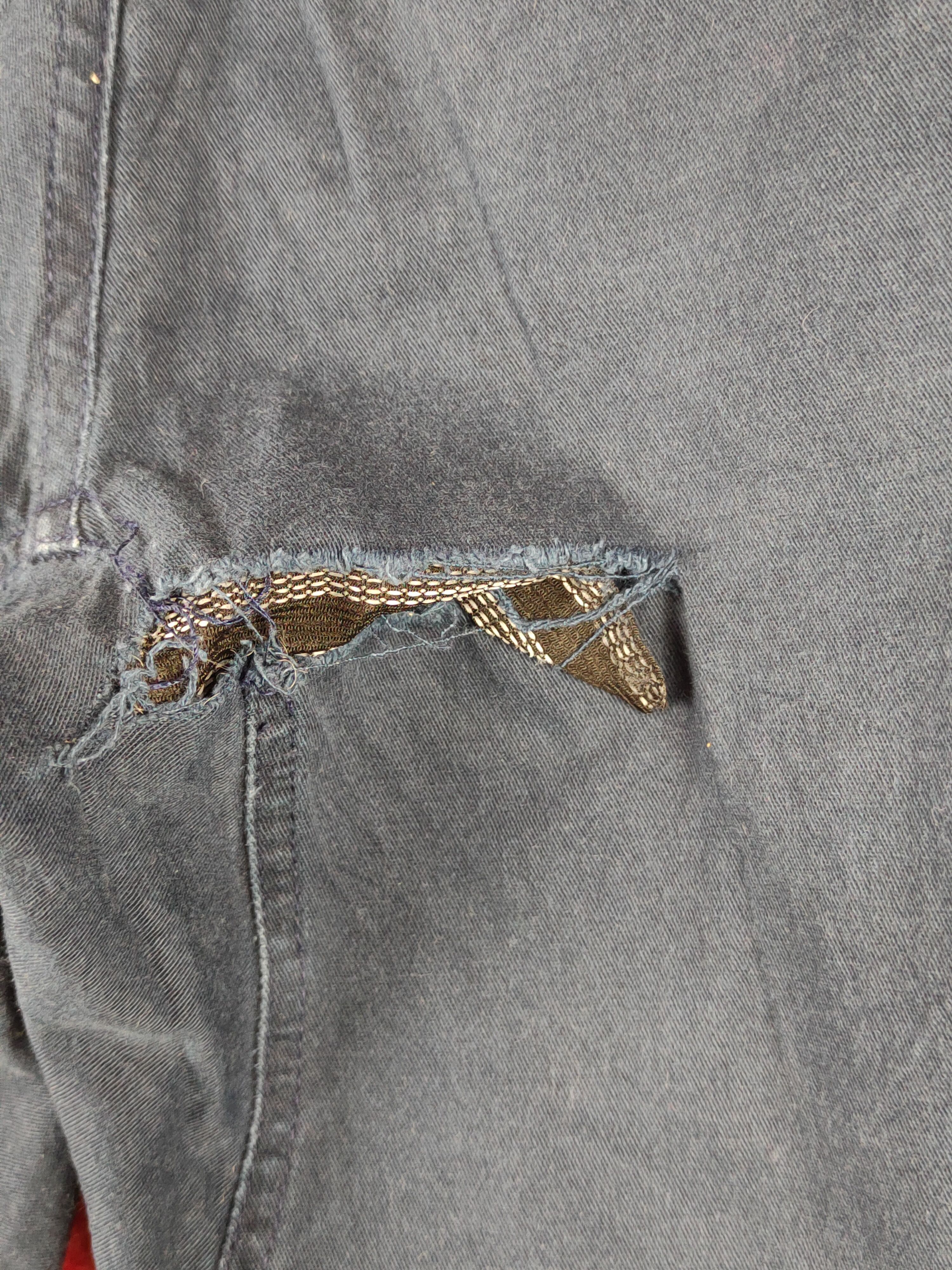 Japanese Brand Geride Dark Blue Multipocket Tactical Cargo Pants #S2149 Size US 34 / EU 50 - 10 Thumbnail