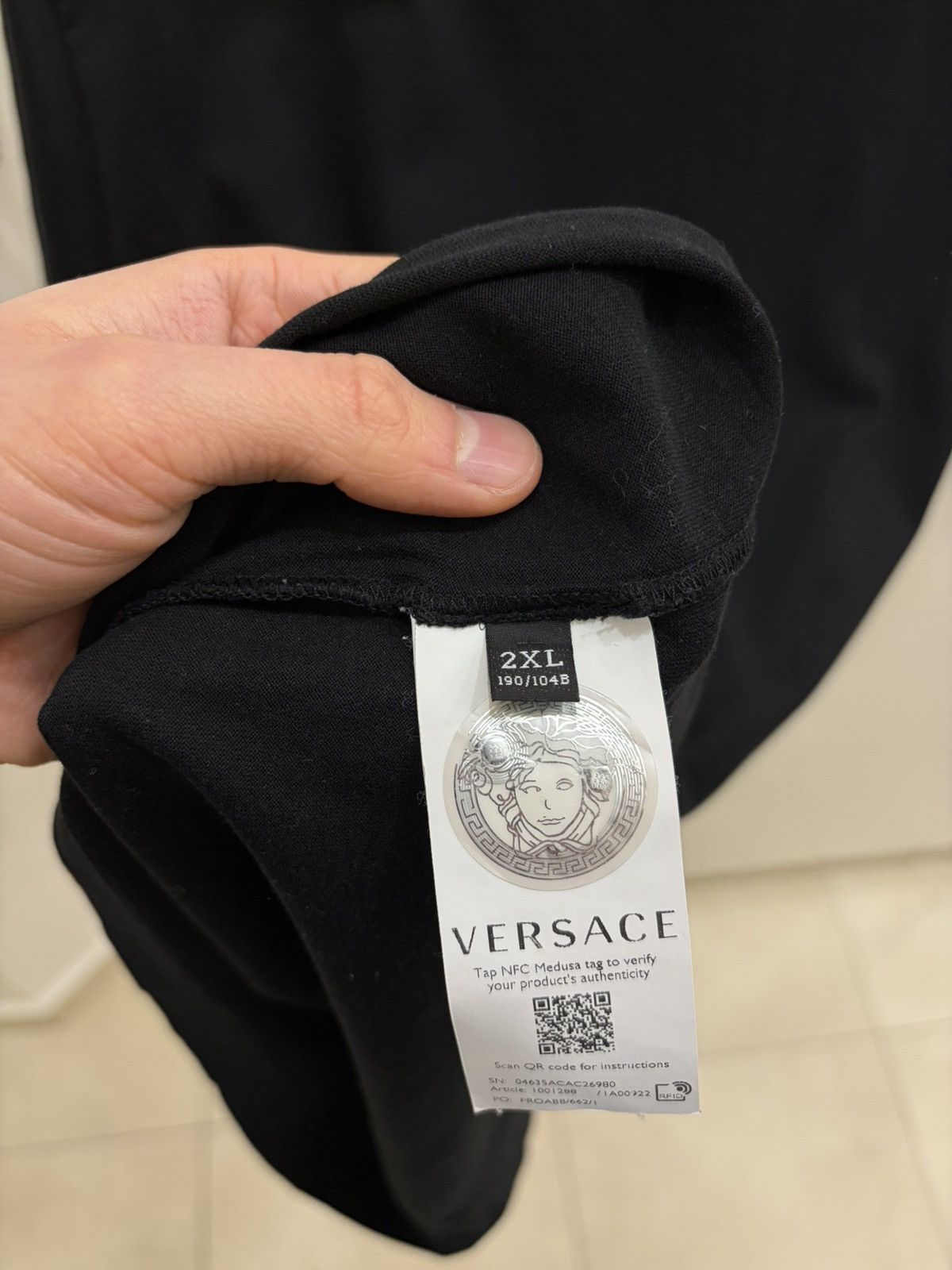 Versace Versace Men’s T-Shirt Size US XL / EU 56 / 4 - 5 Thumbnail
