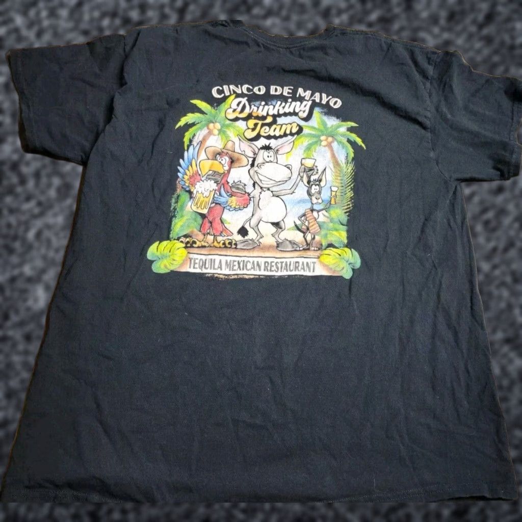 Gildan Mens L Cinco de Mayo Drinking Team Tequila Mexican Restaurant Funny T Shirt Size US L / EU 52-54 / 3 - 1 Thumbnail