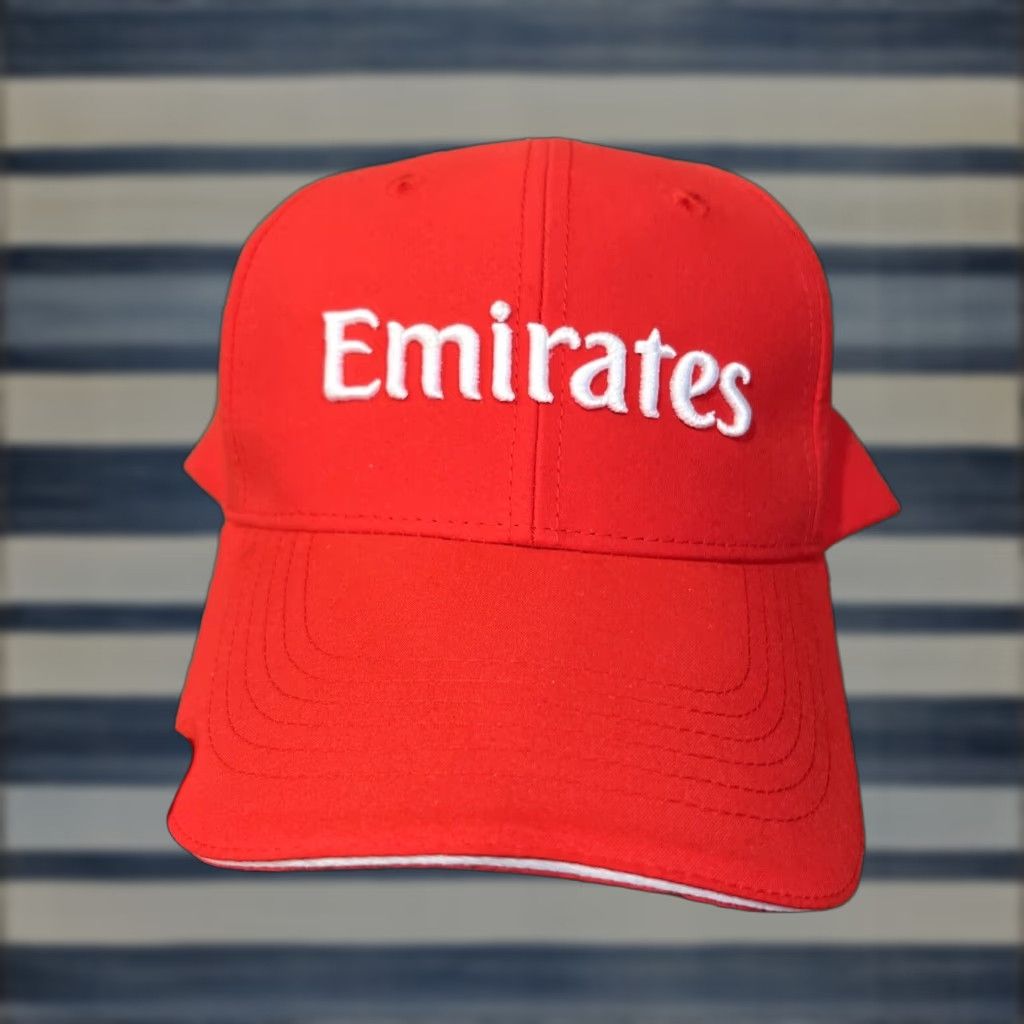Vintage VINTAGE Emirates Fly Better Airlines Microfibre Cap Strapback Embroidered Logo With Tags Size ONE SIZE - 1 Thumbnail