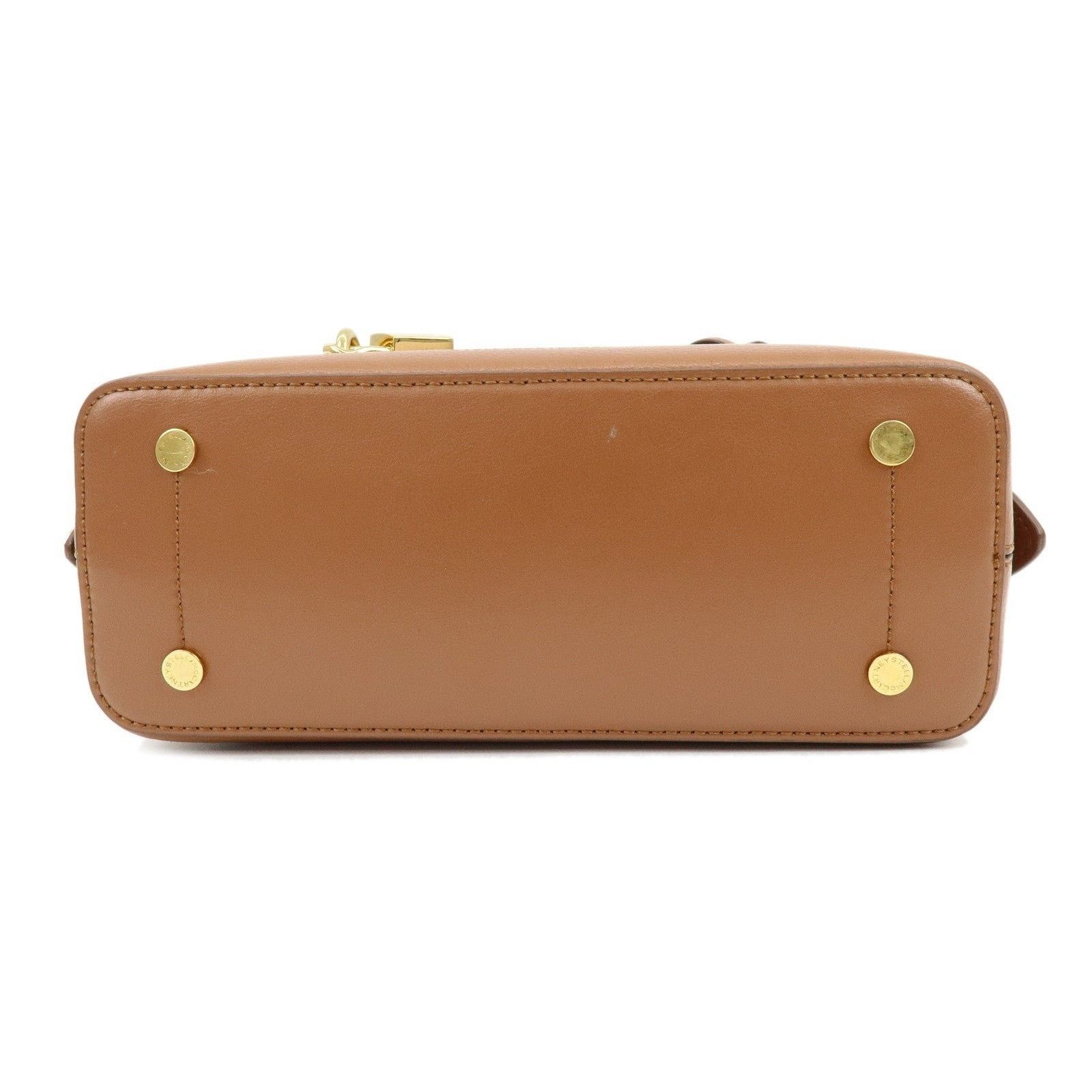 Stella McCartney Stella McCartney Ryder Faux Leather Handbag Beige Size ONE SIZE - 12 Thumbnail