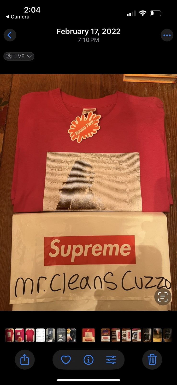 Supreme Supreme tee Size US L / EU 52-54 / 3 - 4 Thumbnail