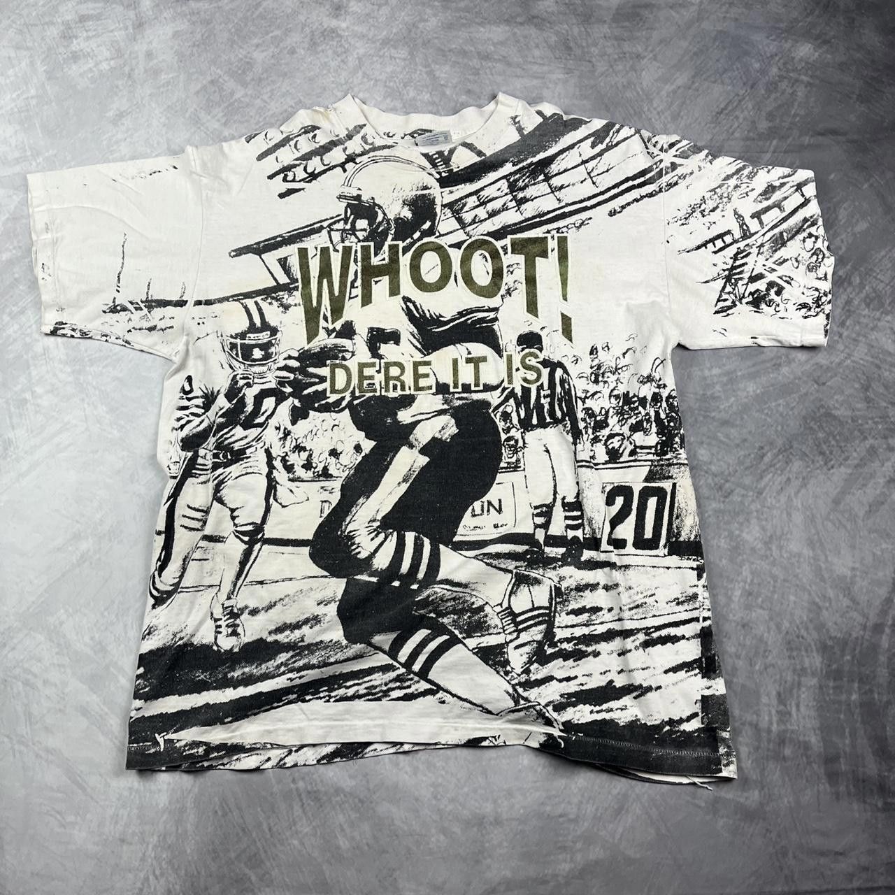 Designer Vintage 90s all over print football shirt Size US XL / EU 56 / 4 - 1 Thumbnail