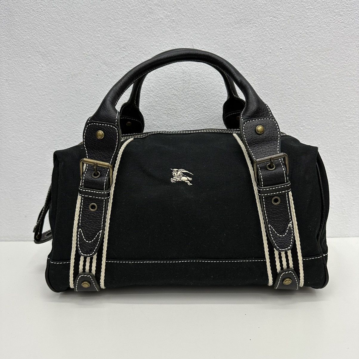 Burberry ‼️LAST DROP‼️ AUTHENTIC BURBERRY BLUE LABEL CANVAS BOSTON BAG Size ONE SIZE - 2 Thumbnail