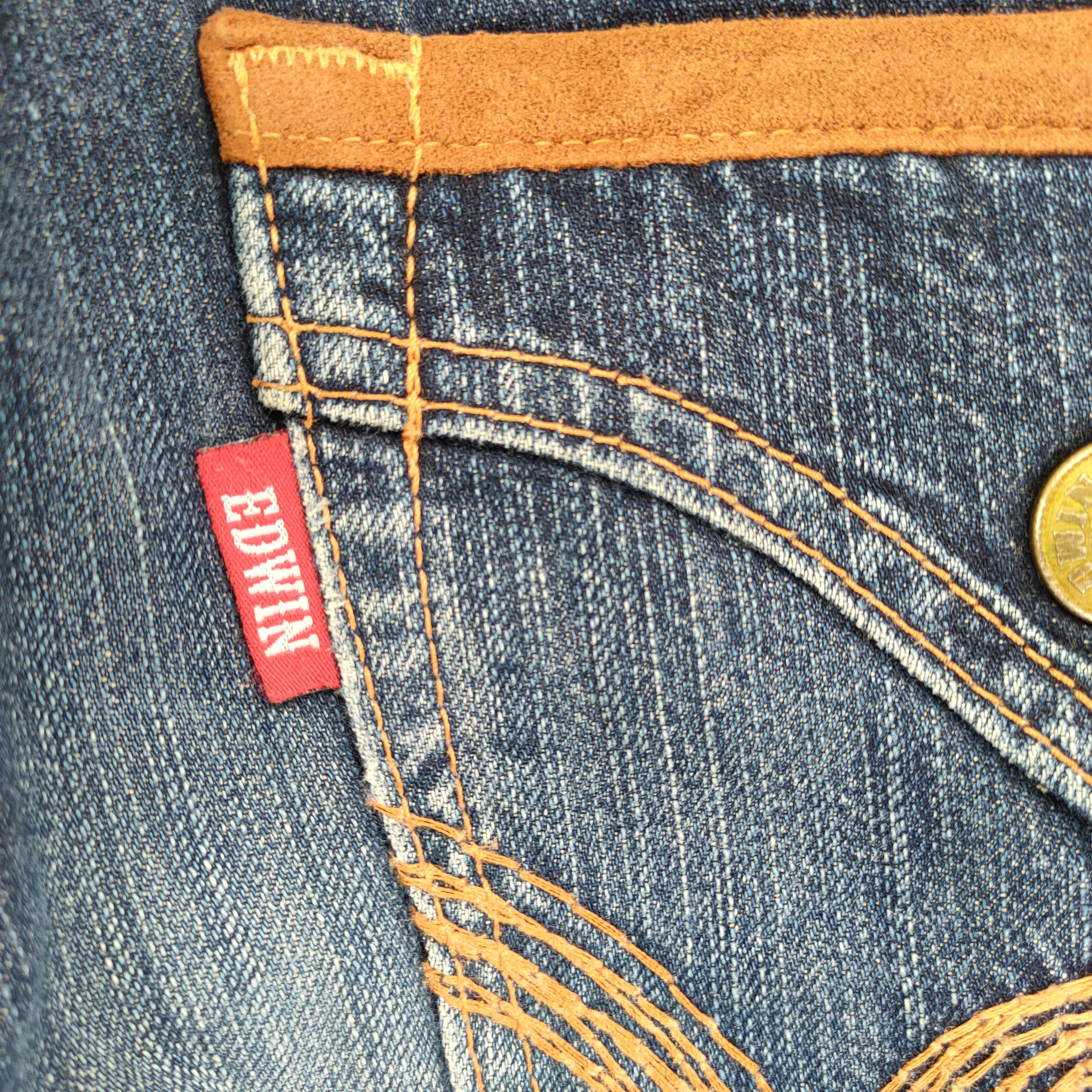 Edwin VINTAGE EDWIN EV FADED RIPPED JEANS DENIM PANTS Size US 30 / EU 46 - 14 Thumbnail