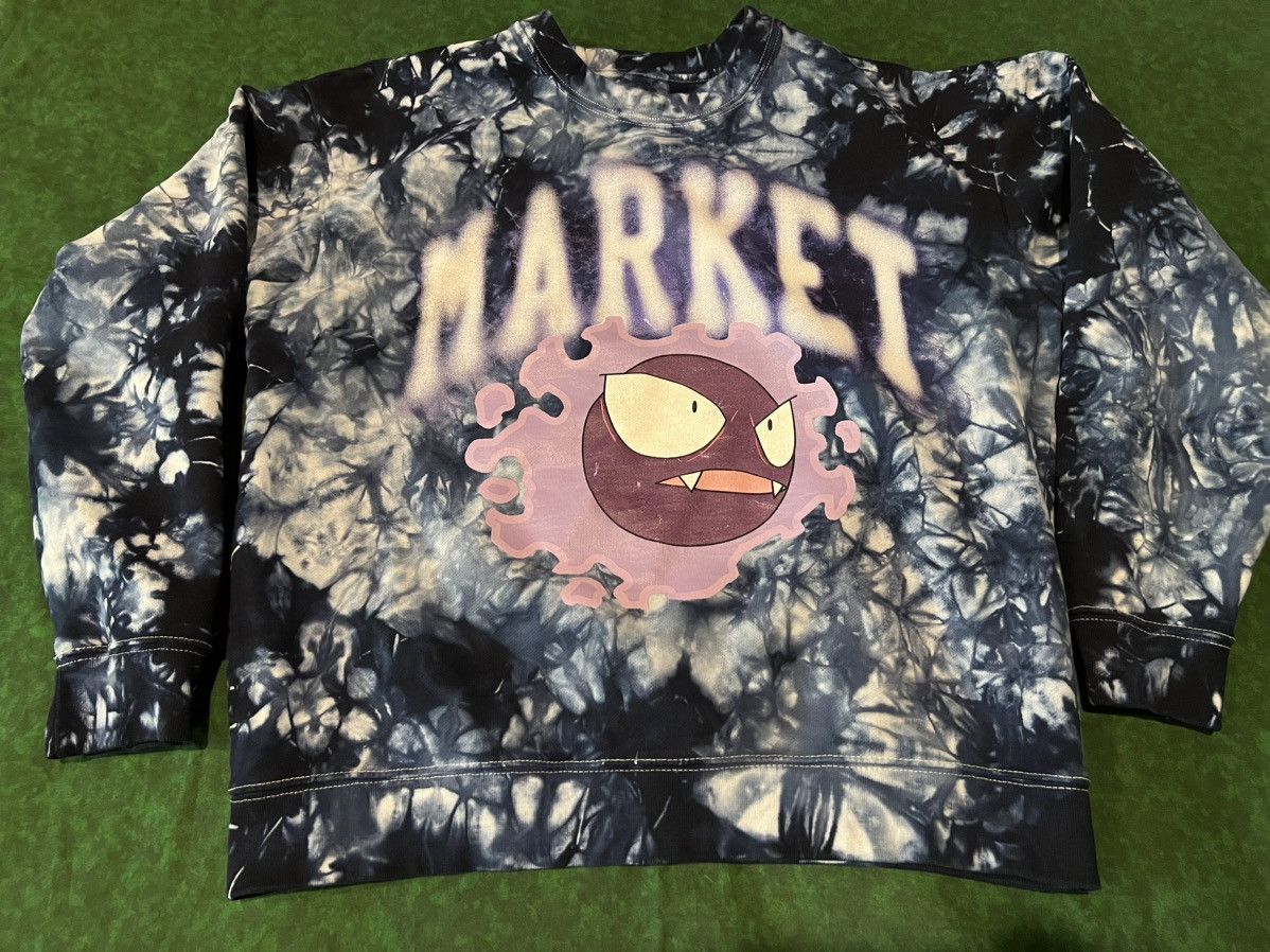 Pokemon x Market- Gastly - Purple Tie Dye Crewneck