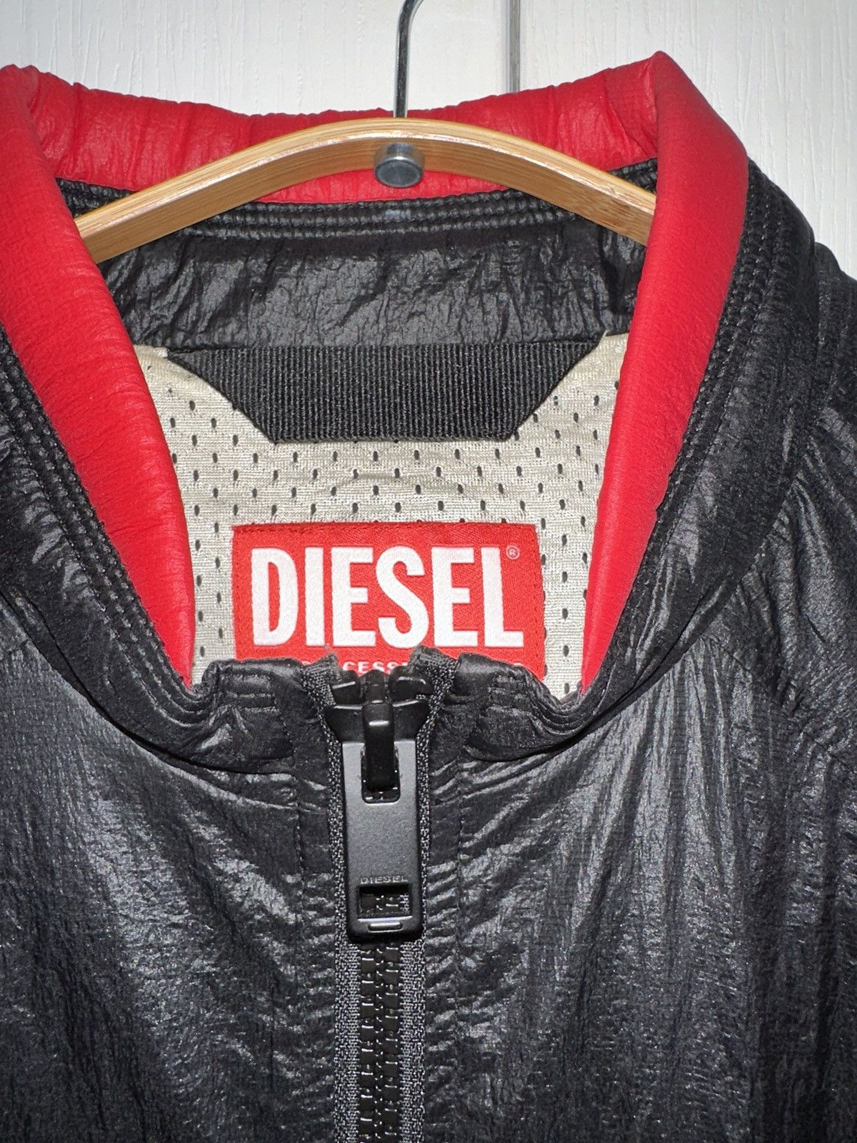 Diesel Diesel J-Blinkid-A Nylon Biker Jacket Size US S / EU 44-46 / 1 - 4 Thumbnail