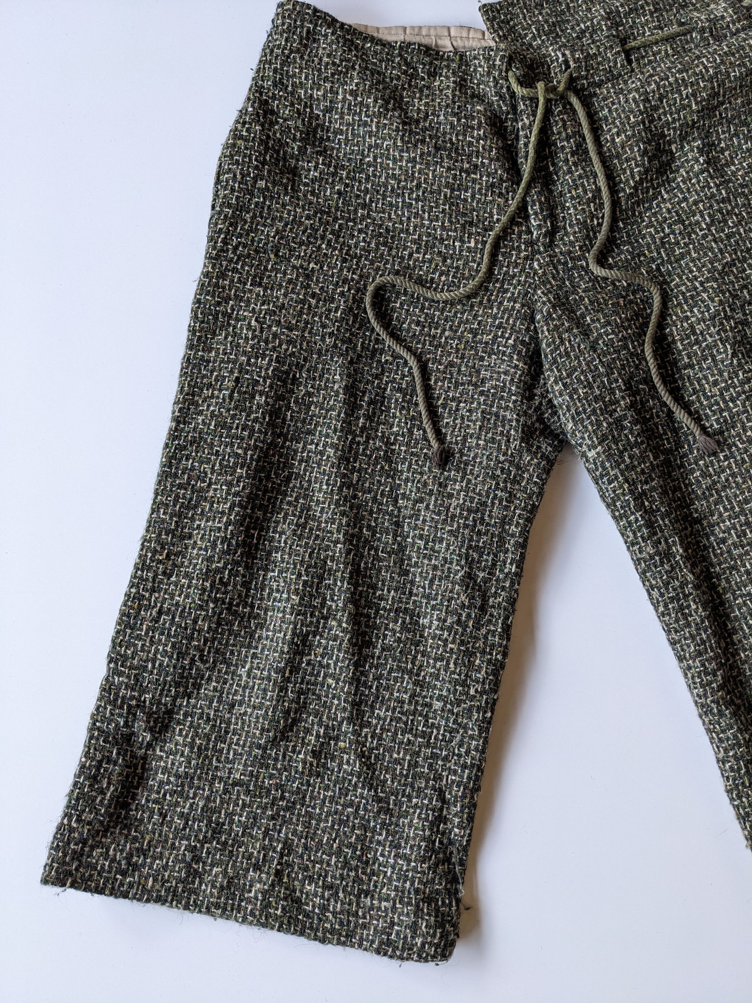 Y's × Yohji Yamamoto Vintage Y's Yohji Yamamoto cropped wool samurai pant Size US 36 / EU 52 - 5 Thumbnail