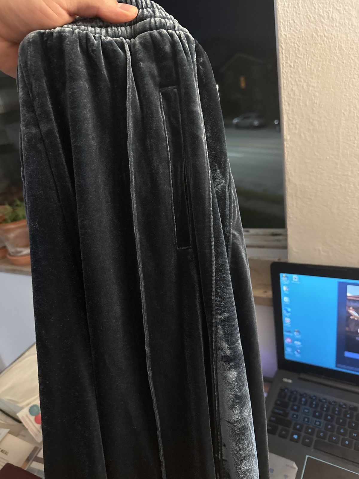 Vintage Velvet Velour Trackpants Pleated Size US 30 / EU 46 - 6 Thumbnail