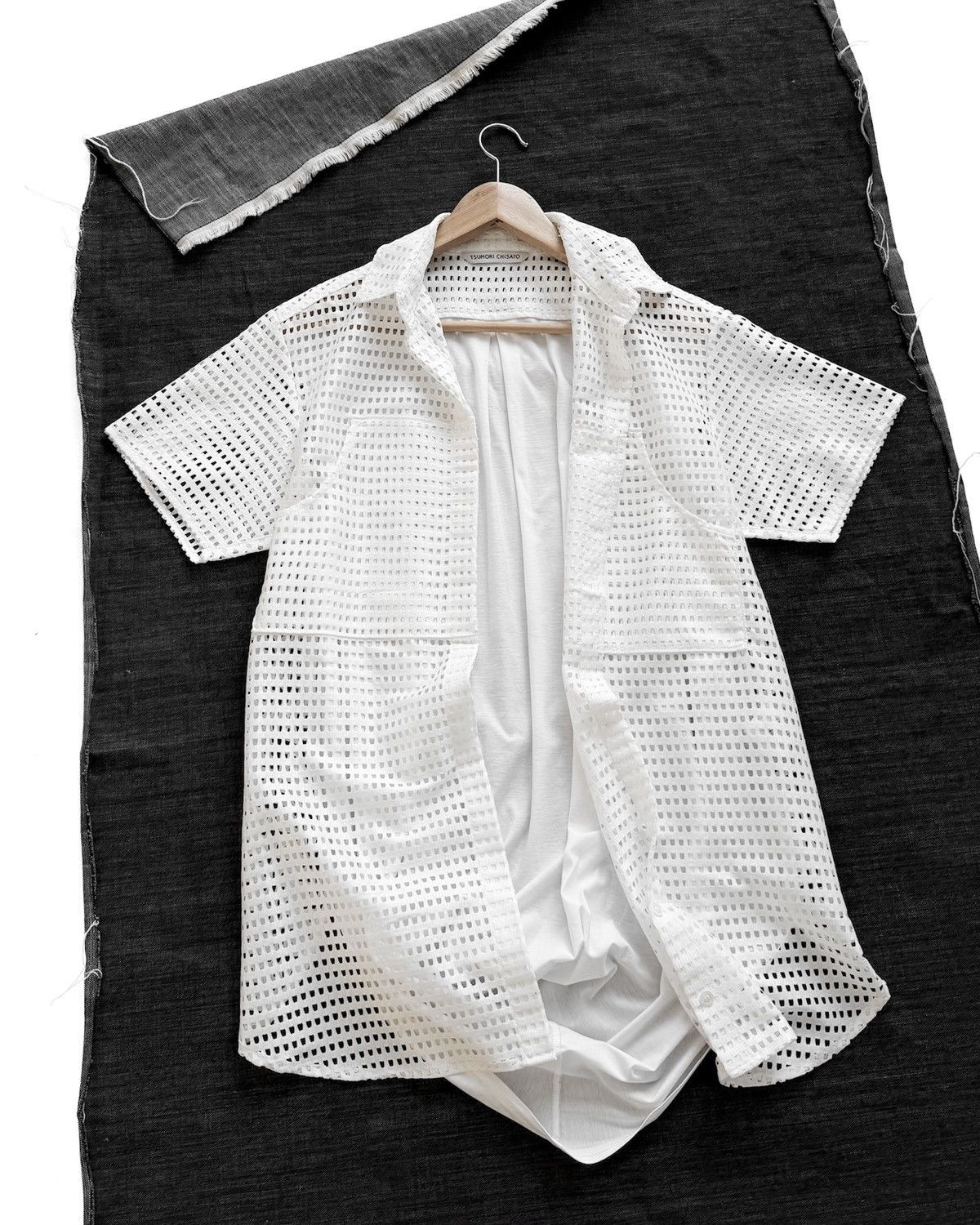 Tsumori Chisato TSUMORI CHISATO WHITE MESH SHIRT Size M / US 6-8 / IT 42-44 - 6 Thumbnail