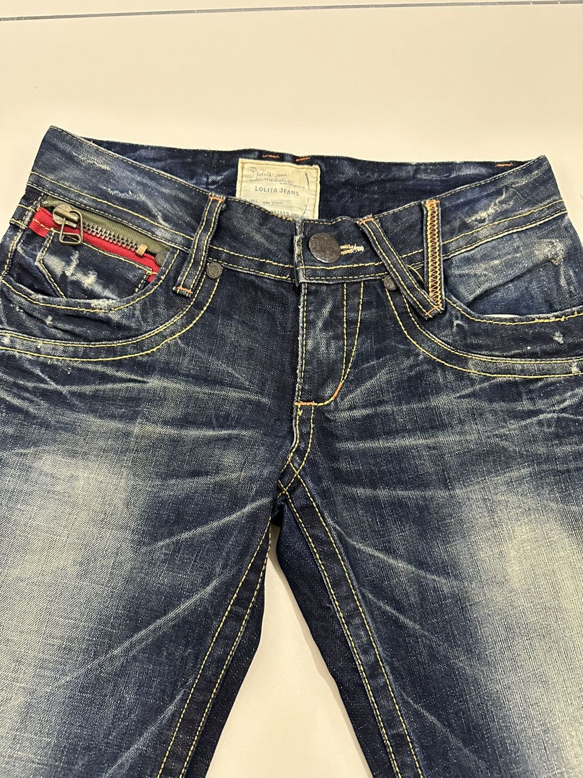 Hysteric Glamour × Japanese Brand × Tornado Mart Lolita Jeans Bootcut Design Size US 28 / EU 44 - 6 Thumbnail