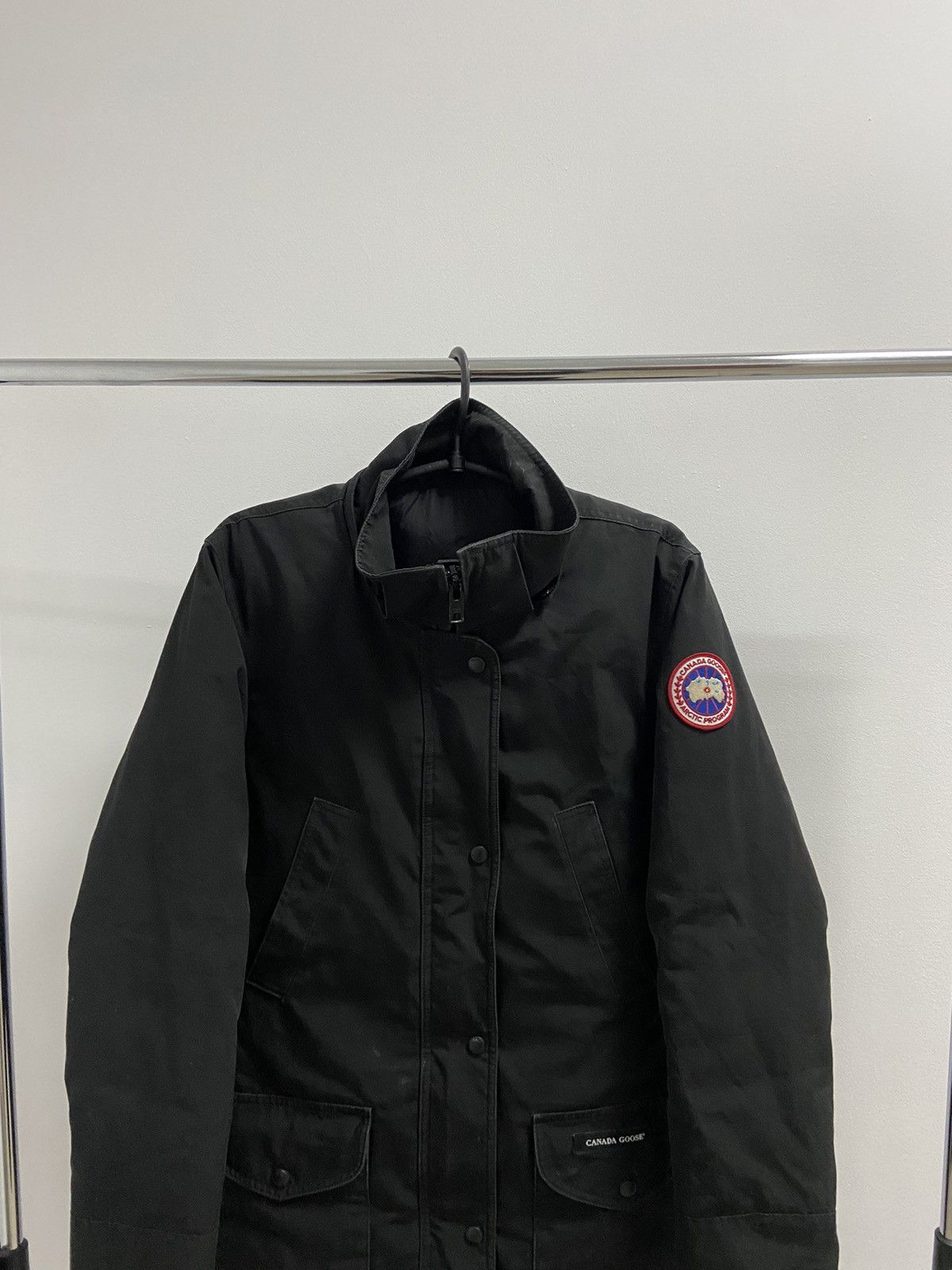Canada Goose × Vintage Canada Goose trillium Parka Jacket Vintage No Hood Patch Size S / US 4 / IT 40 - 2 Thumbnail