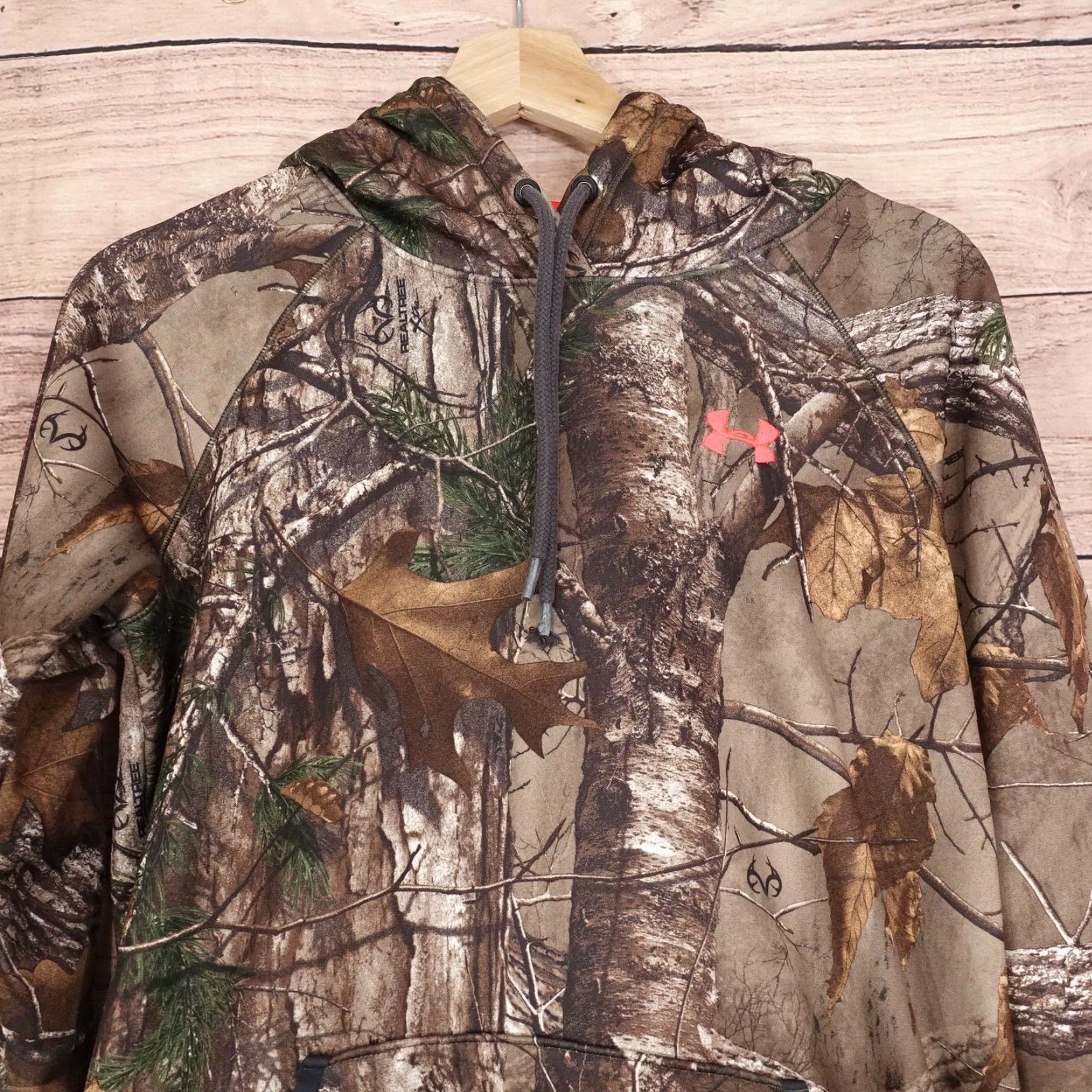 Under Armour Under Armour Hoodie Womens Small Brown Realtree Camo ColdGear Storm1 Hunting Size S / US 4 / IT 40 - 2 Thumbnail