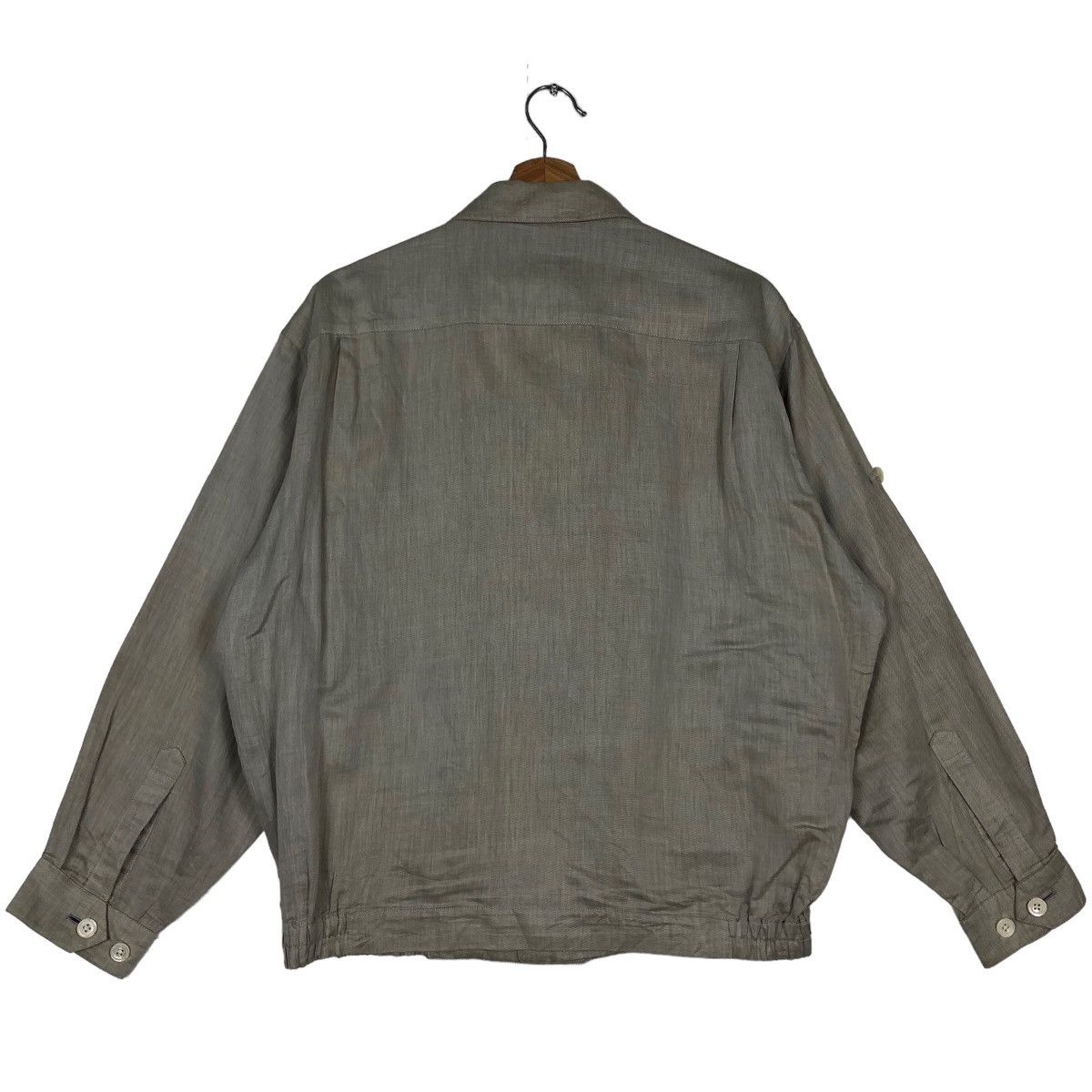 Burberry 🔥Vintage Fly Bomber Jacket Burberrys Herringbone Size US L / EU 52-54 / 3 - 7 Thumbnail
