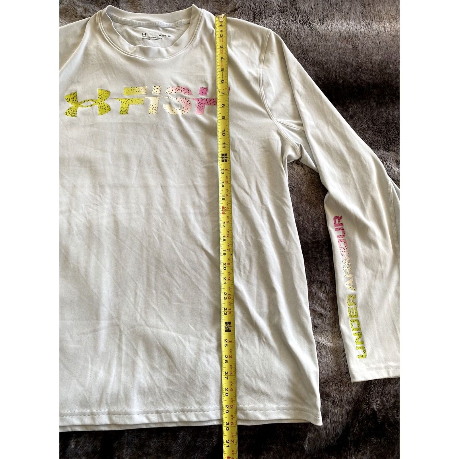 Under Armour Under Armour Men’s Iso Chill Shorebreak Gradient Long Sleeve Rainbow Trout Shirt XL Multicolor Mens Size US XL / EU 56 / 4 - 6 Thumbnail