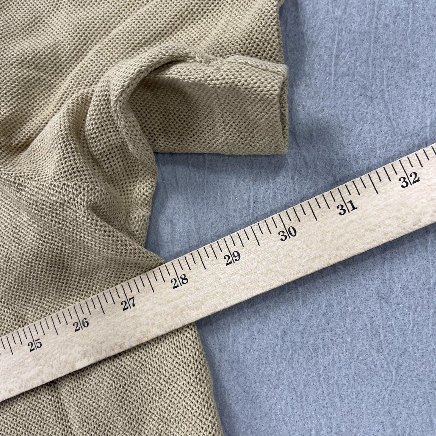 Polo Ralph Lauren VINTAGE Polo Ralph Lauren Shirt Mens 2XL Short Sleeve Button-Up Knit Pocket Chest Beige Cotton Knit Camp Textured Size US XXL / EU 58 / 5 - 7 Thumbnail