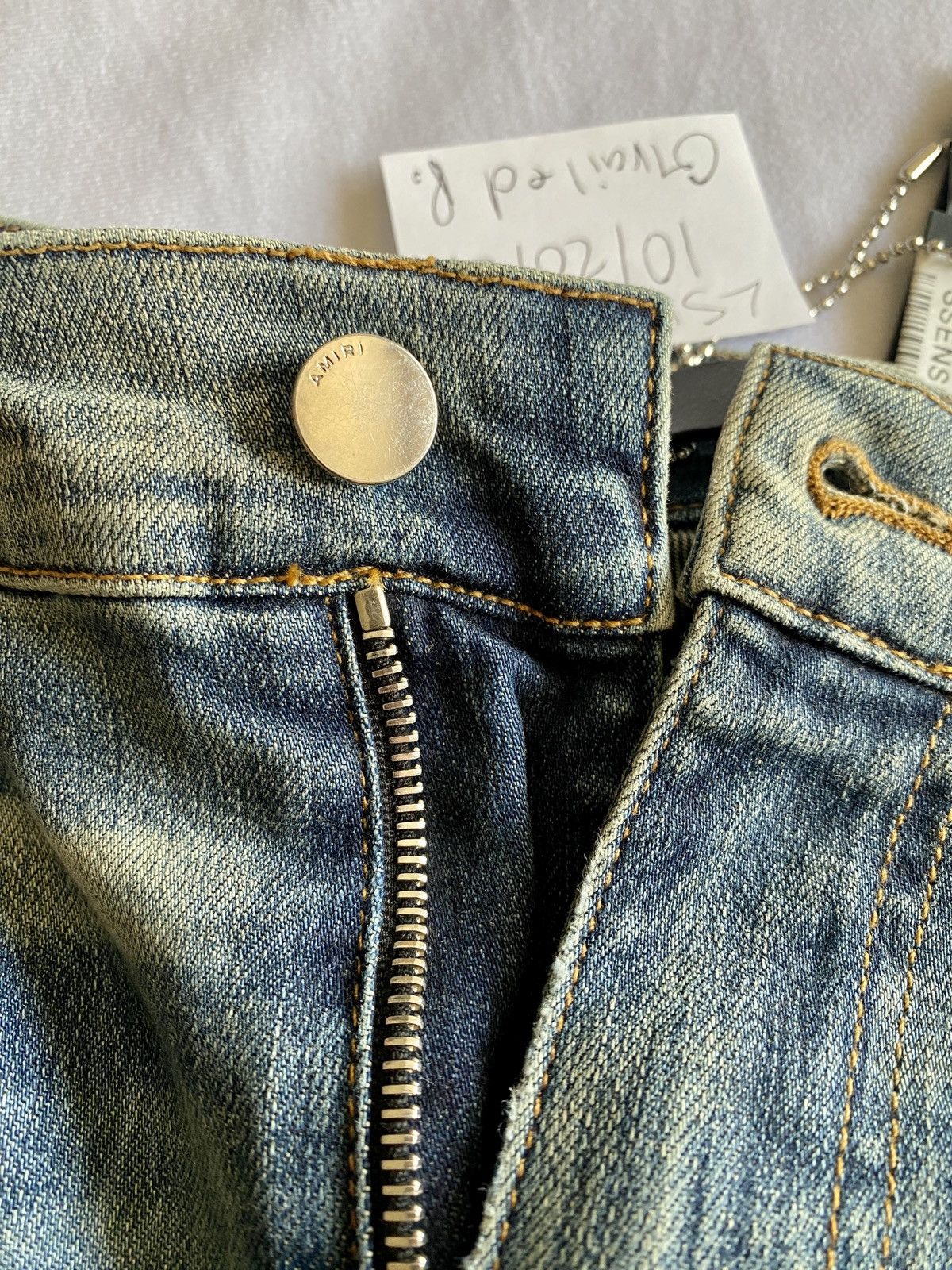 Amiri AMIRI Art Patch Medium Indigo 32 OG Rare* Size US 32 / EU 48 - 8 Thumbnail