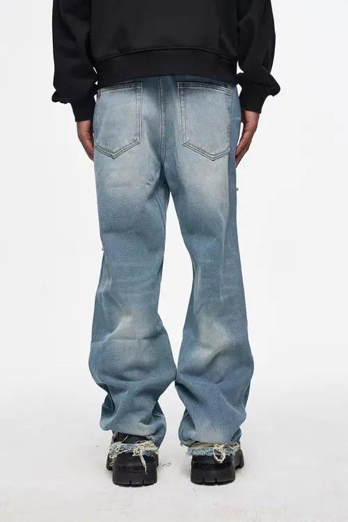 VIBE Vintage street hip-hop washed and aged ripped design jeans Size US 30 / EU 46 - 4 Thumbnail