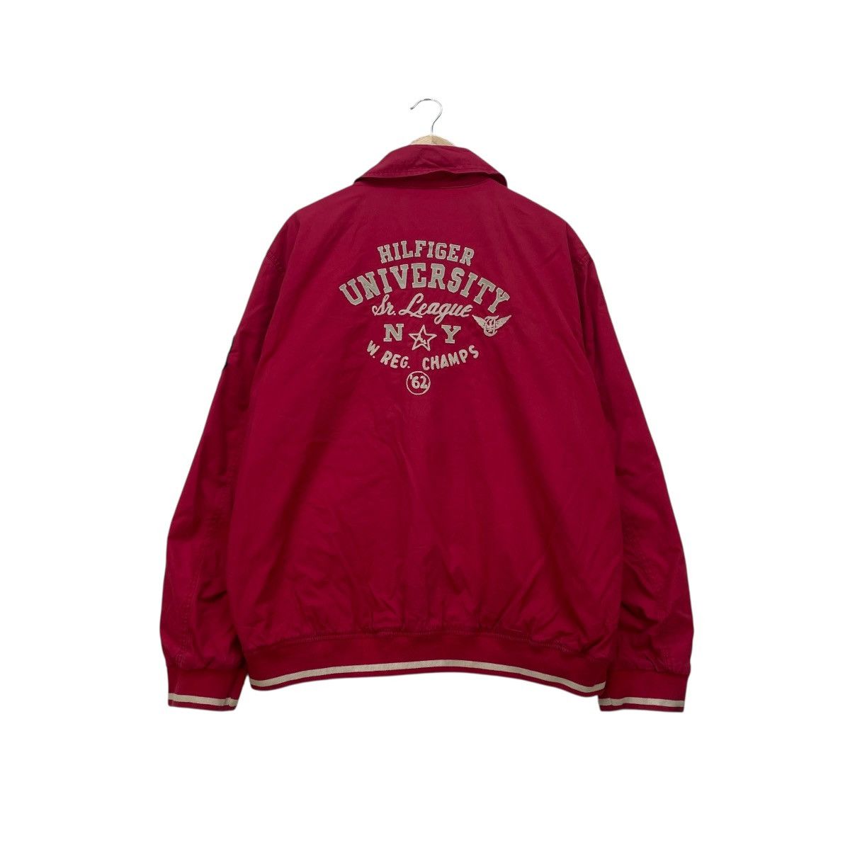 Tommy Hilfiger 💥Vintage Tommy Hilfiger Universe Bomber Jacket Size US M / EU 48-50 / 2 - 2 Thumbnail
