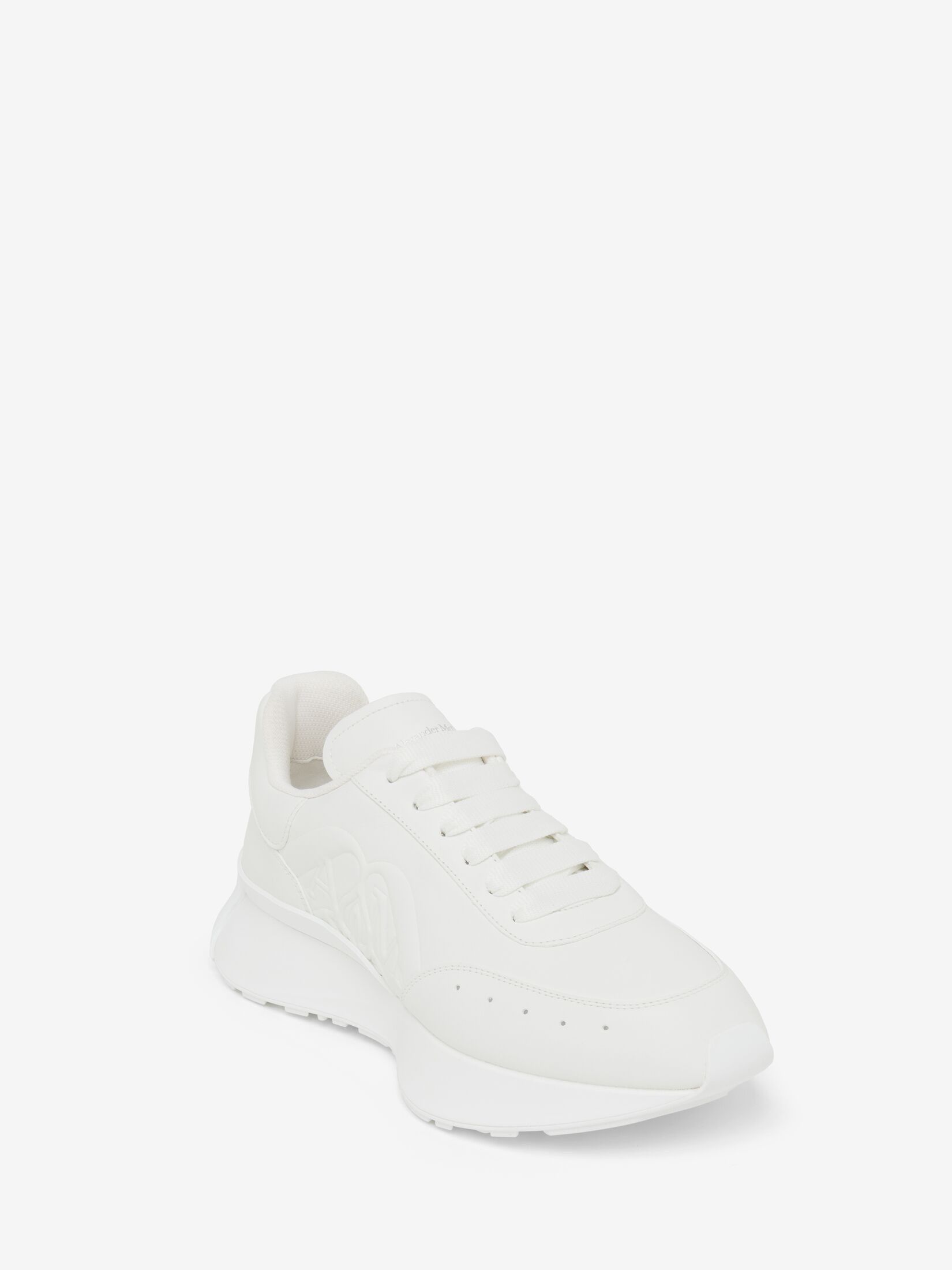 Alexander McQueen o1w1db10925 Sprint Runner in White Size US 11 / IT 41 - 3 Thumbnail