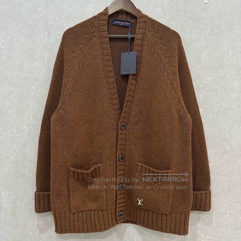 Louis Vuitton Louis Vuitton Wool Vintage Maillard Knit Cardigan Jacket Size US L / EU 52-54 / 3 - 1 Thumbnail