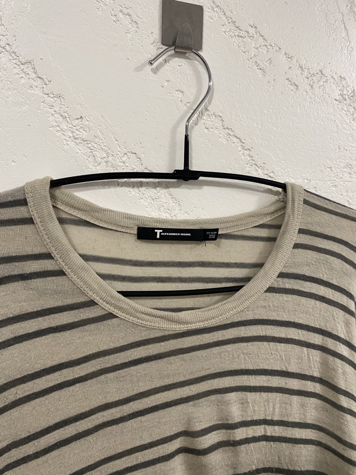 T by Alexander Wang T by Alexander Wang Rayon Stripe Light Sweater Size: M Size US M / EU 48-50 / 2 - 2 Thumbnail