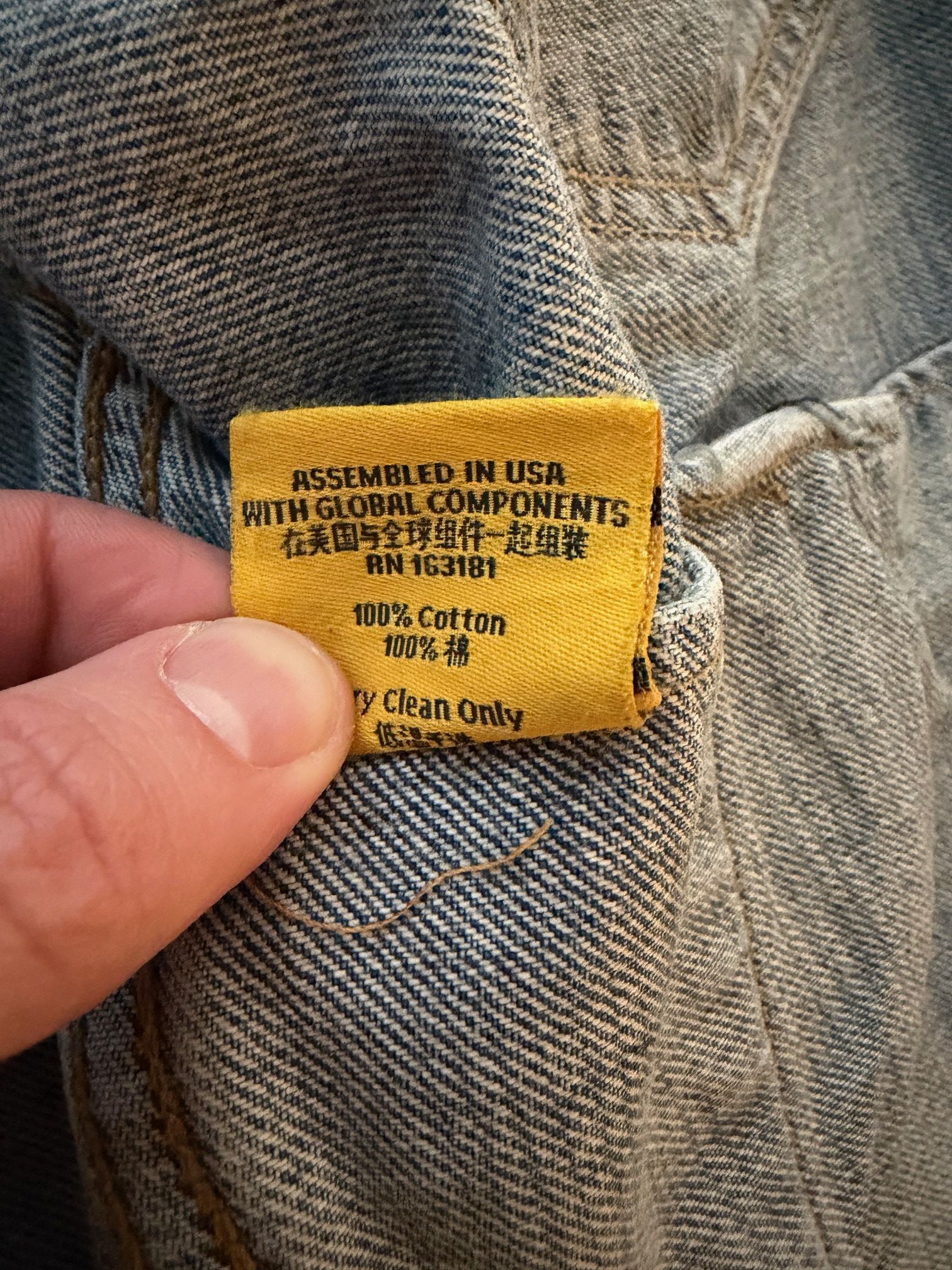 Rhude Rhude Denim Jacket - Size XL Size US XL / EU 56 / 4 - 7 Thumbnail